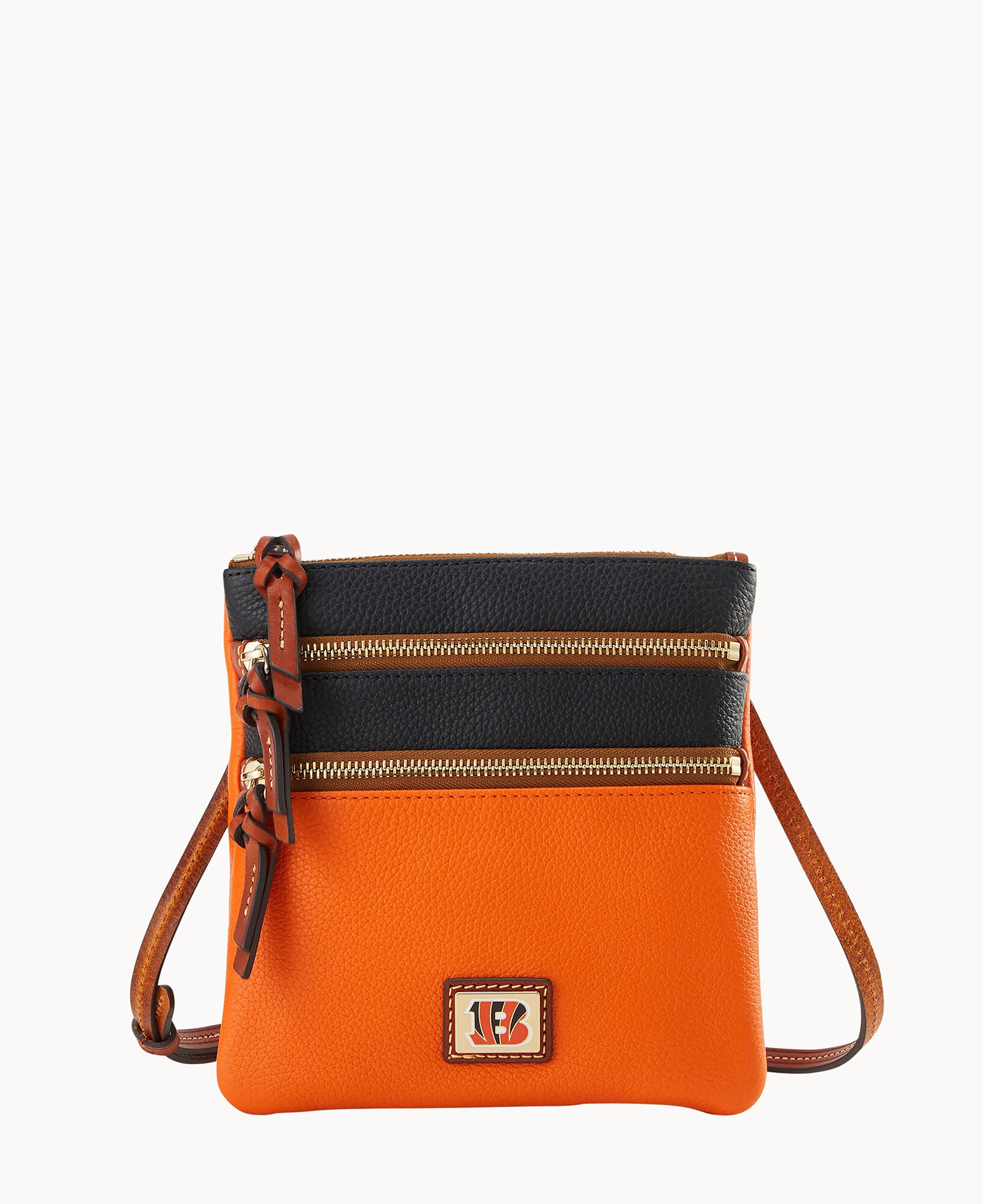 NFL Bengals Triple Zip Crossbody