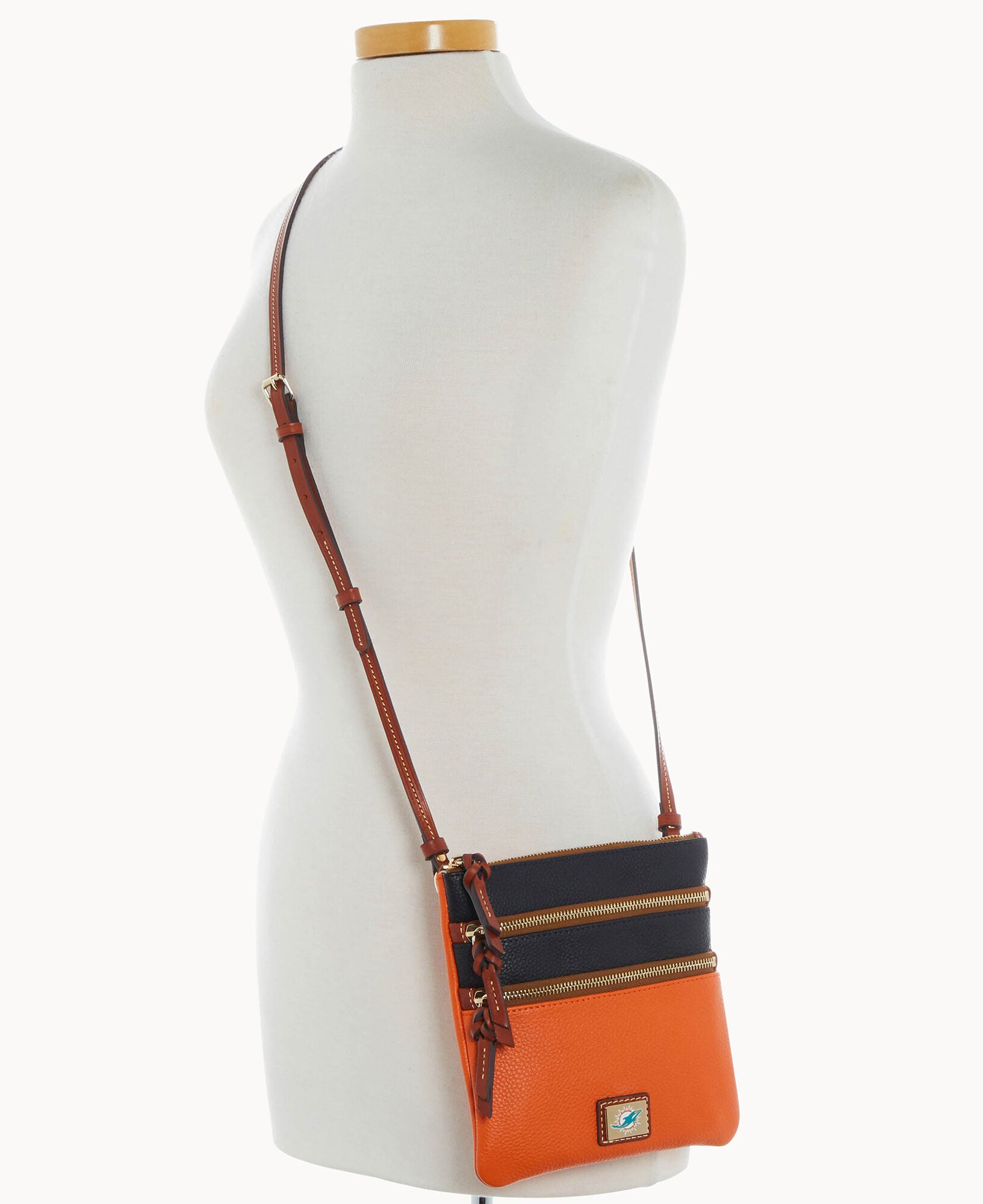NFL Dolphins Triple Zip Crossbody - Image 5