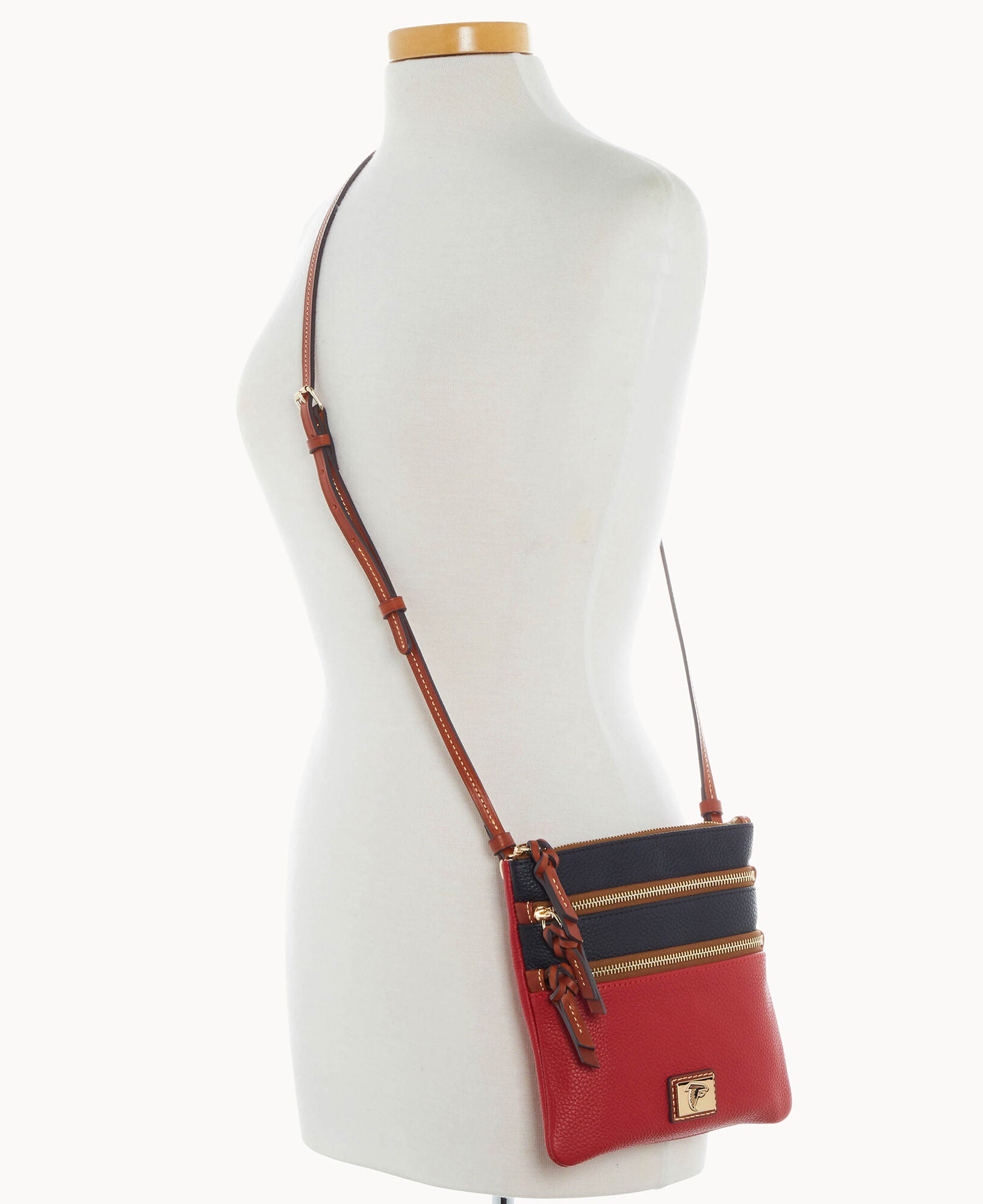 NFL Falcons Triple Zip Crossbody - Image 5