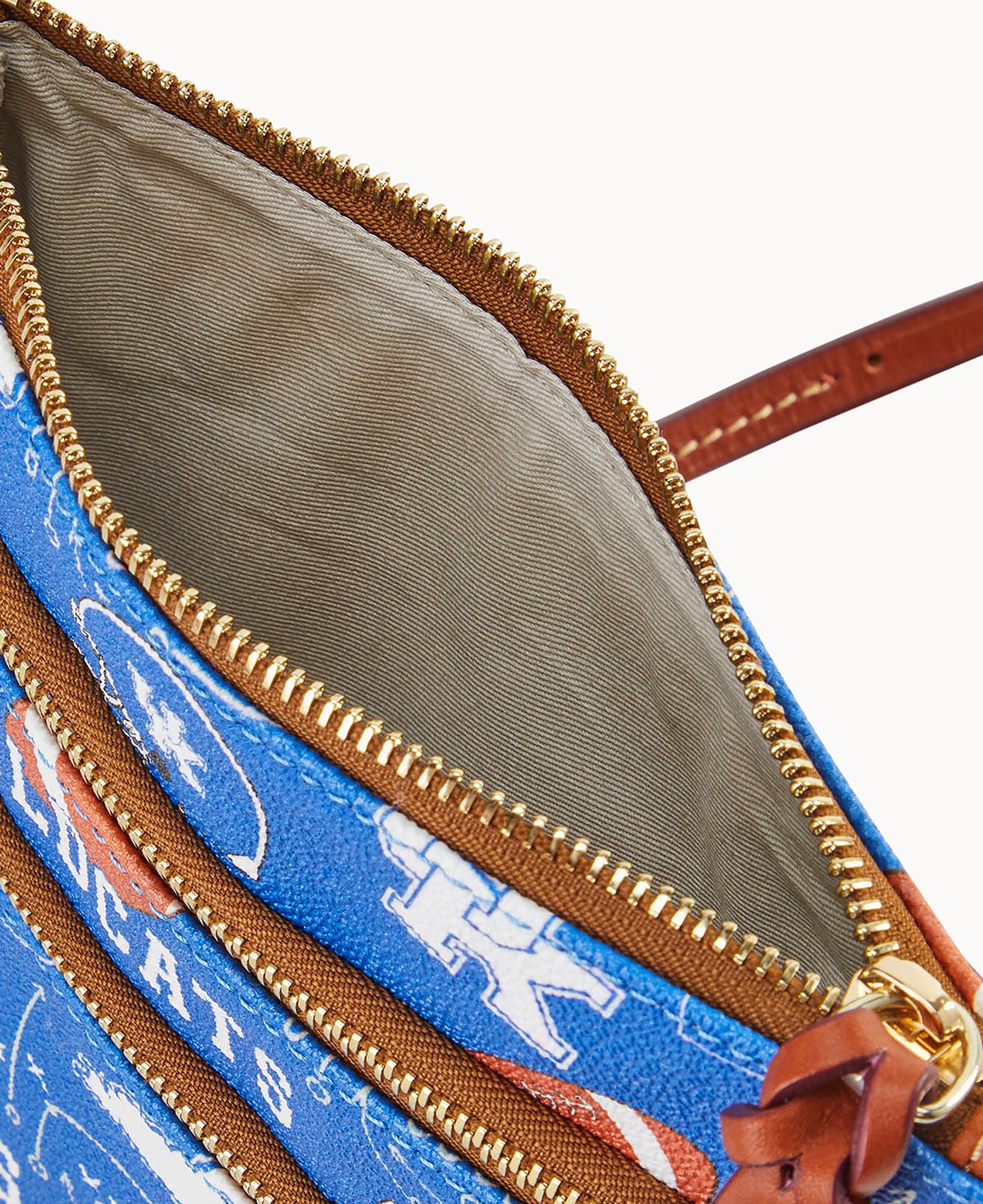 Collegiate University of Kentucky Triple Zip Crossbody - Image 3