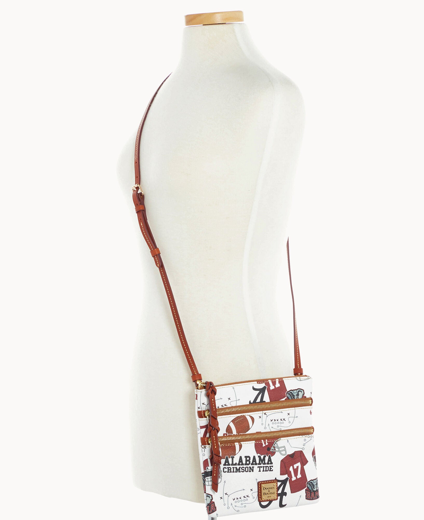 Collegiate University of Alabama Triple Zip Crossbody - Image 8