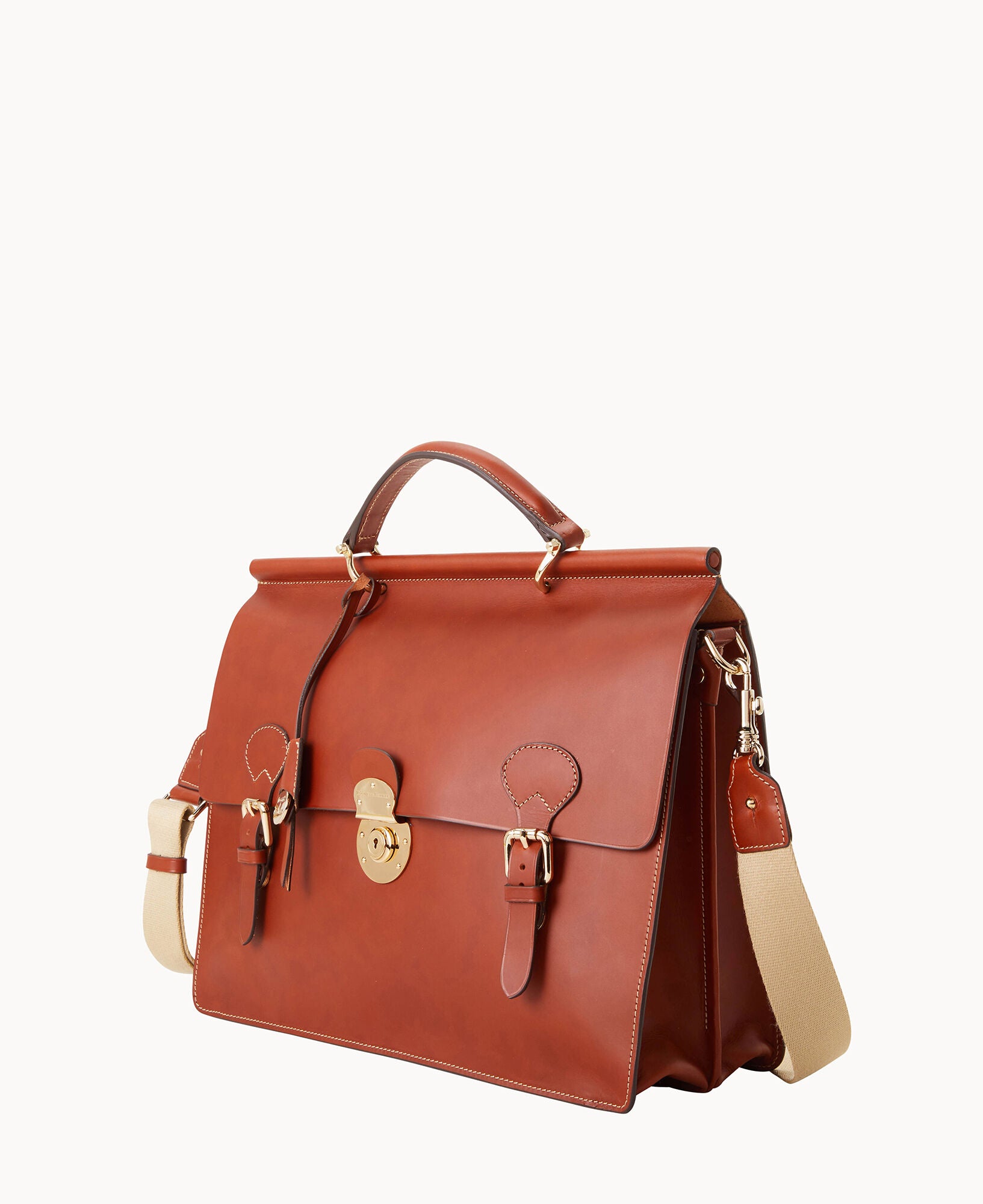 Alto Double Gusset Buckle Briefcase - Image 2