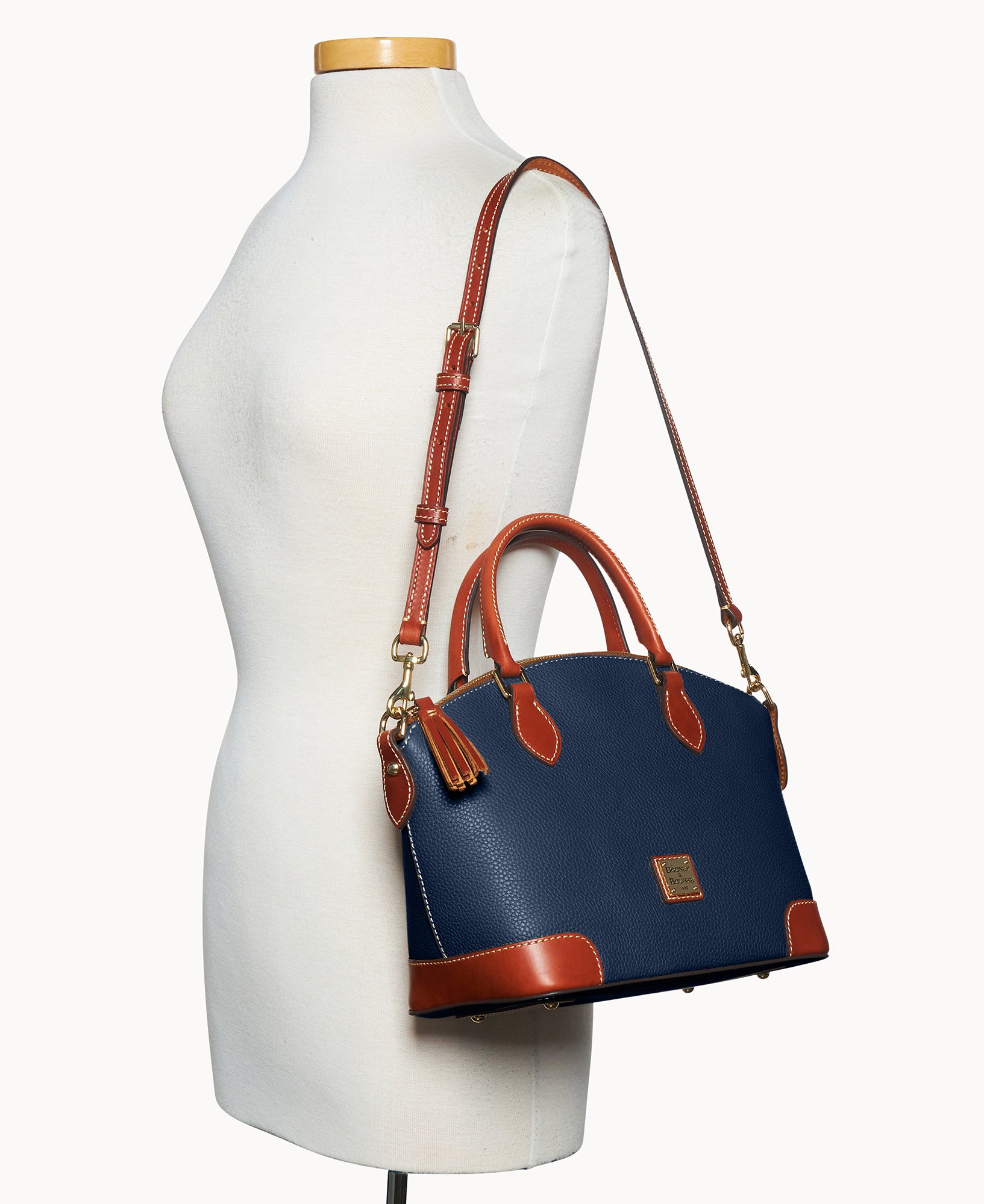 Pebble Grain Geena Satchel - Image 12
