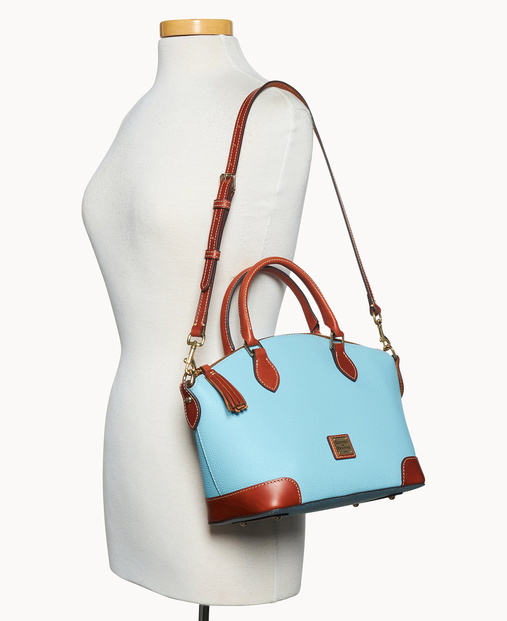 Pebble Grain Geena Satchel - Image 20