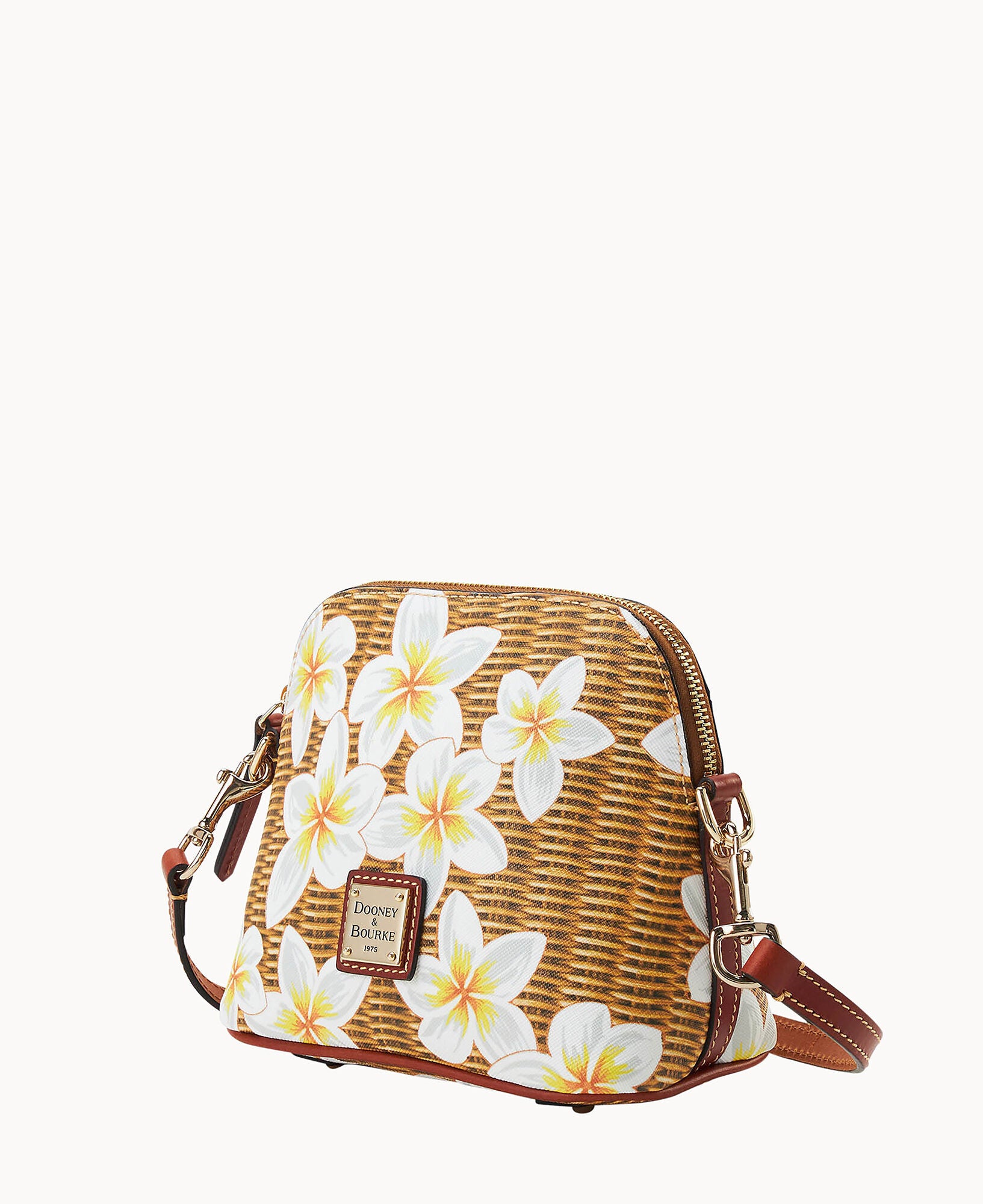 Plumeria Domed Zip Crossbody - Image 2