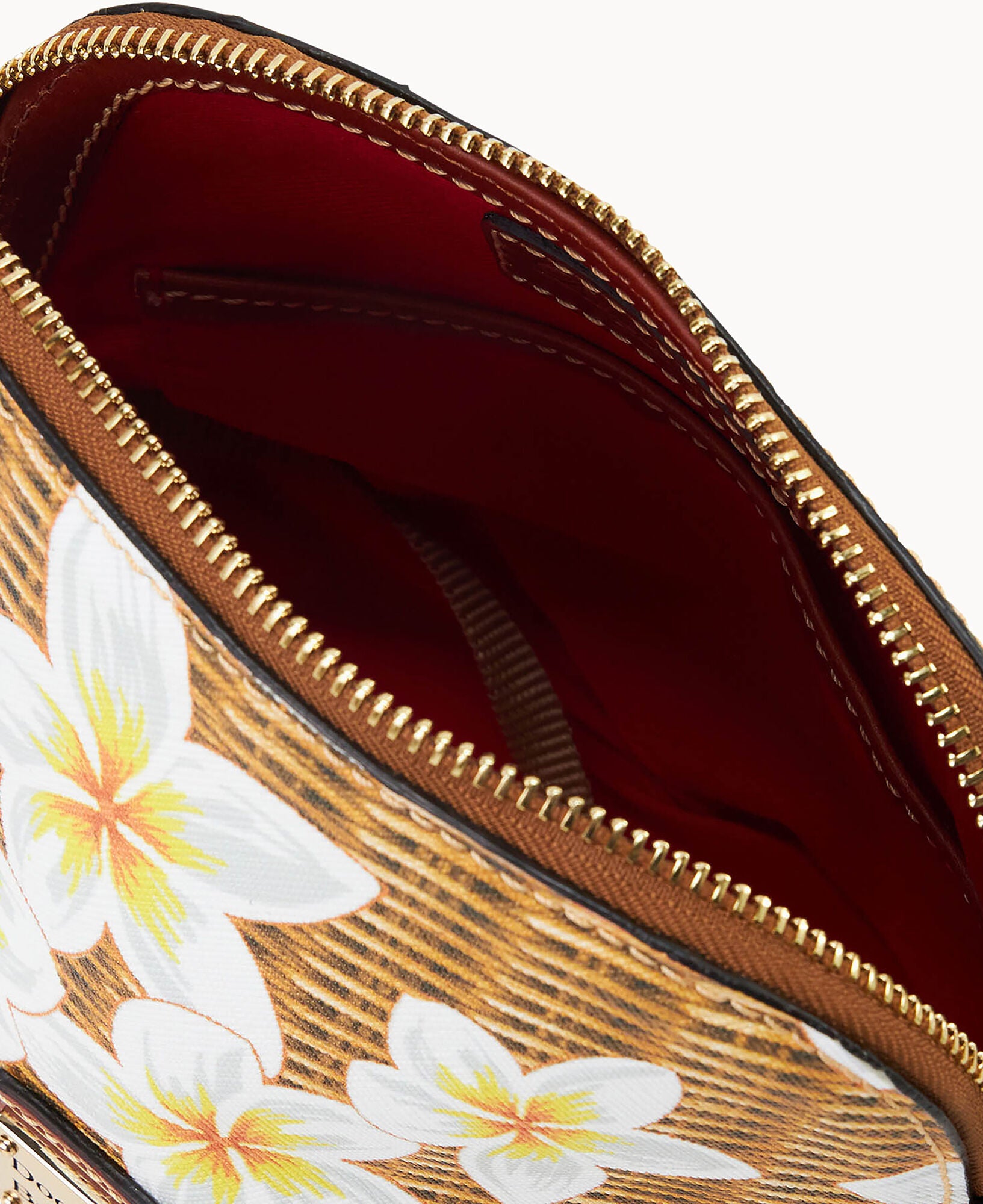 Plumeria Domed Zip Crossbody - Image 3