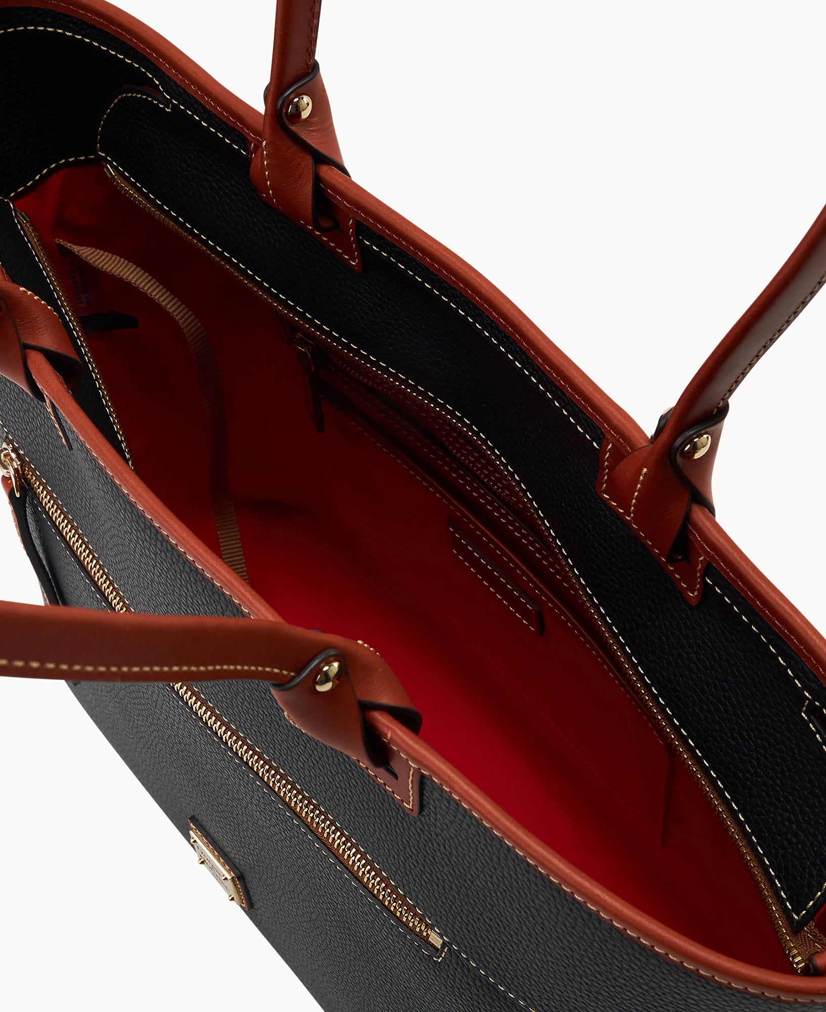 Pebble Grain Large Zip Tote - Image 7