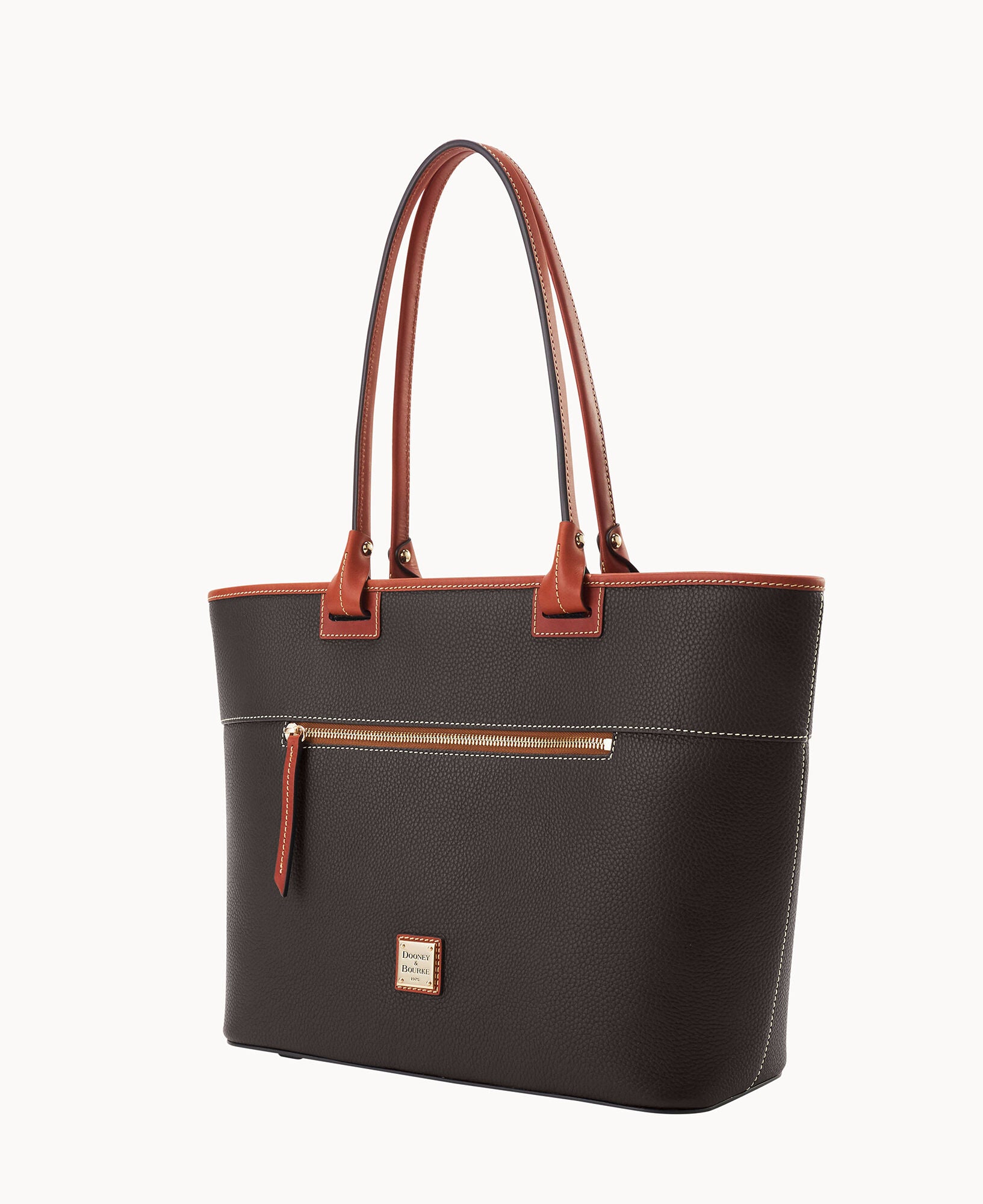 Pebble Grain Large Zip Tote - Image 10