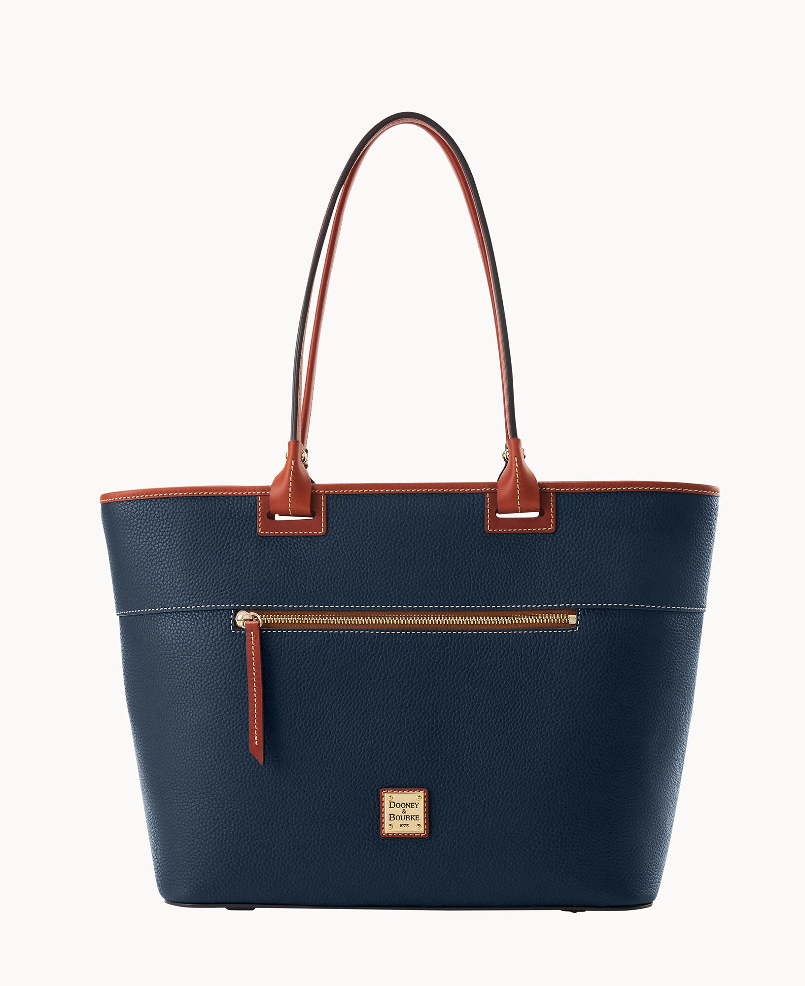 Pebble Grain Large Zip Tote - Image 29