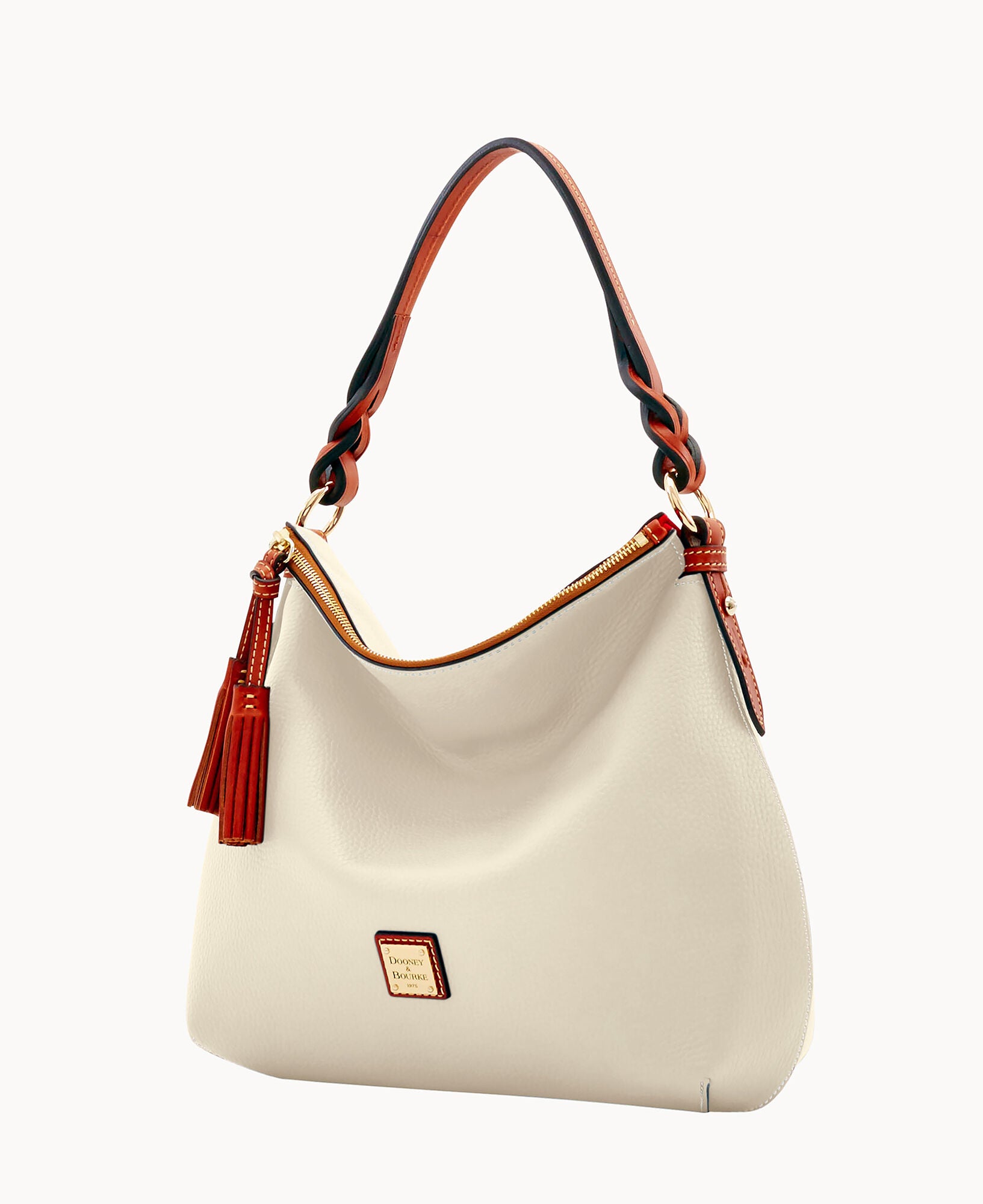 Pebble Grain Twist Strap Hobo - Image 26