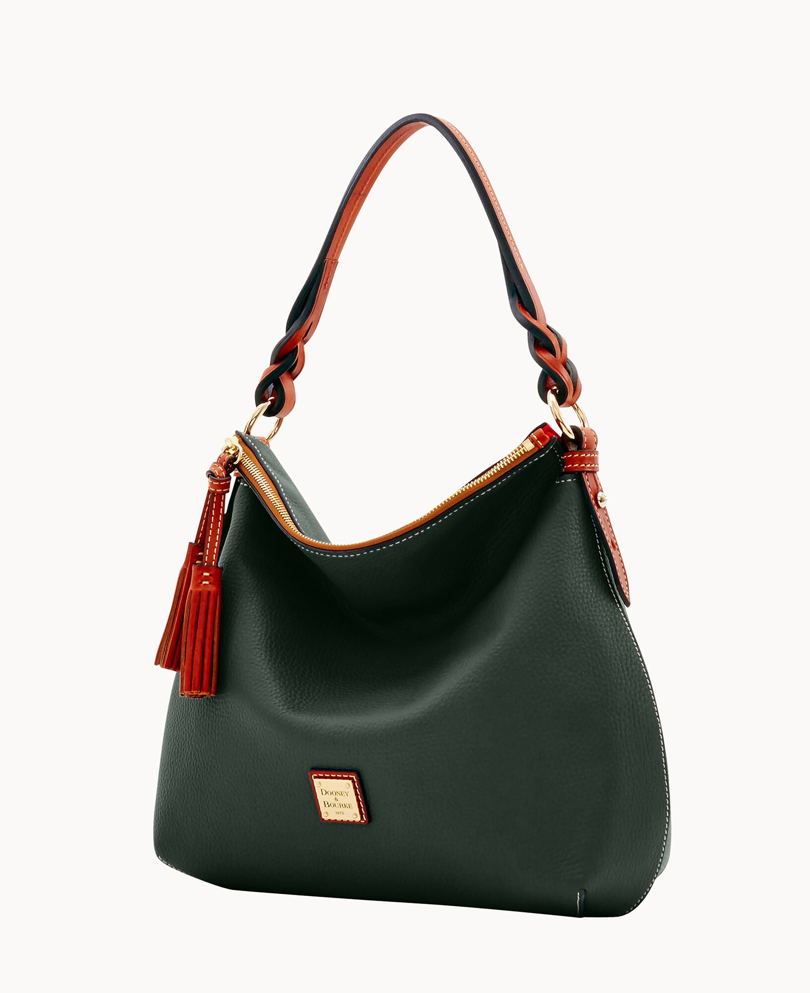 Pebble Grain Twist Strap Hobo - Image 22