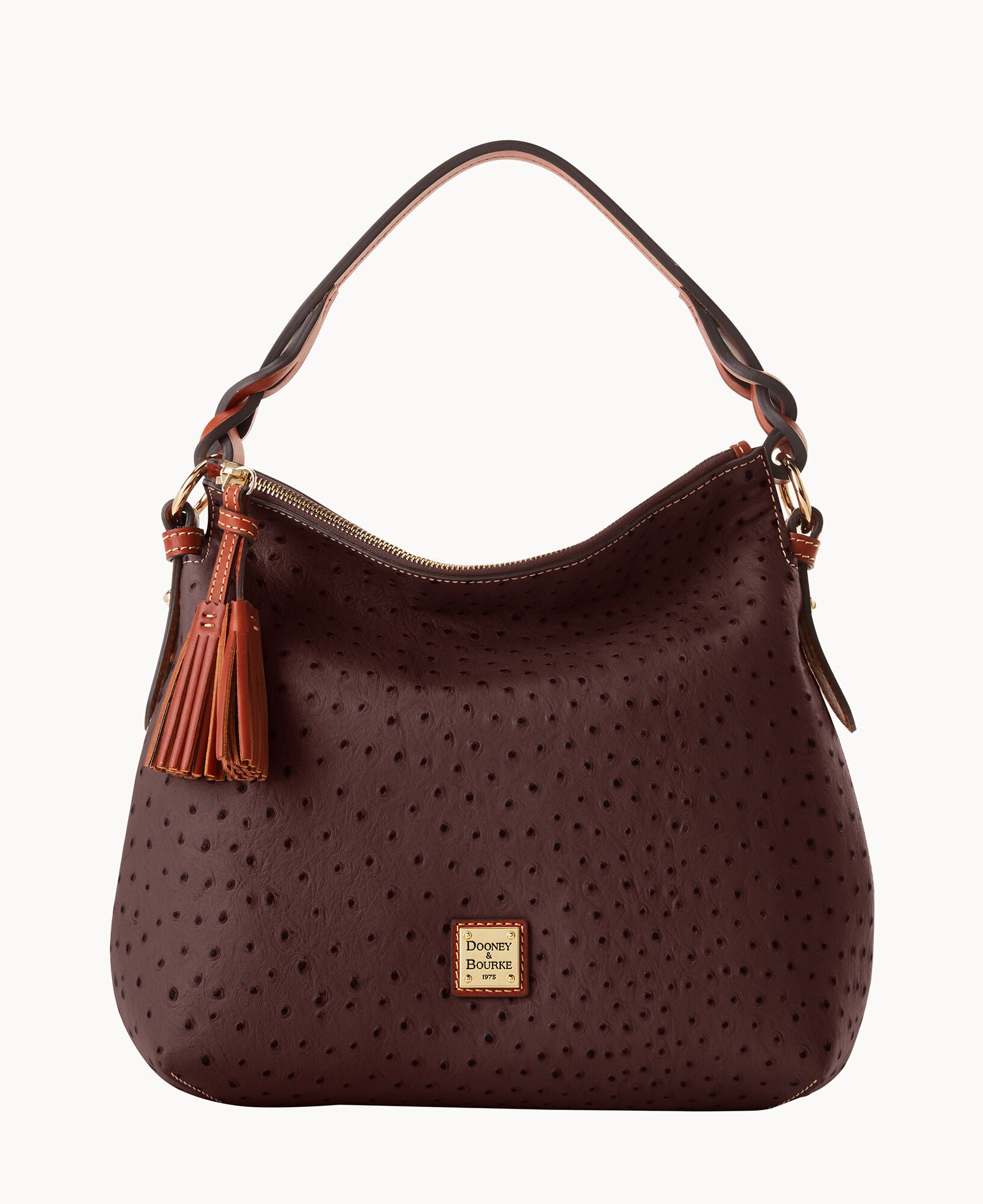 Ostrich Twist Strap Hobo - Image 13