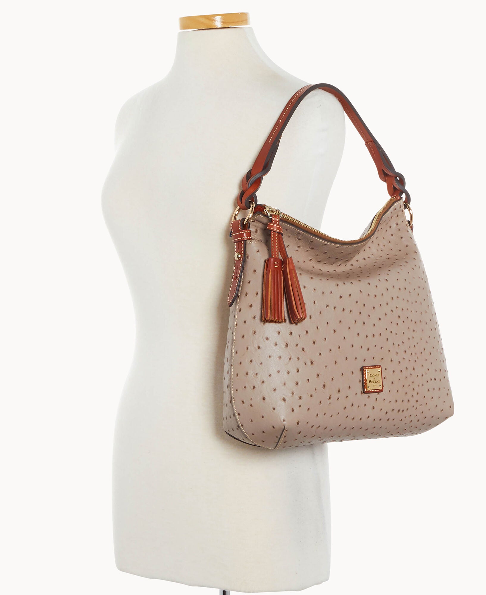 Ostrich Twist Strap Hobo - Image 24