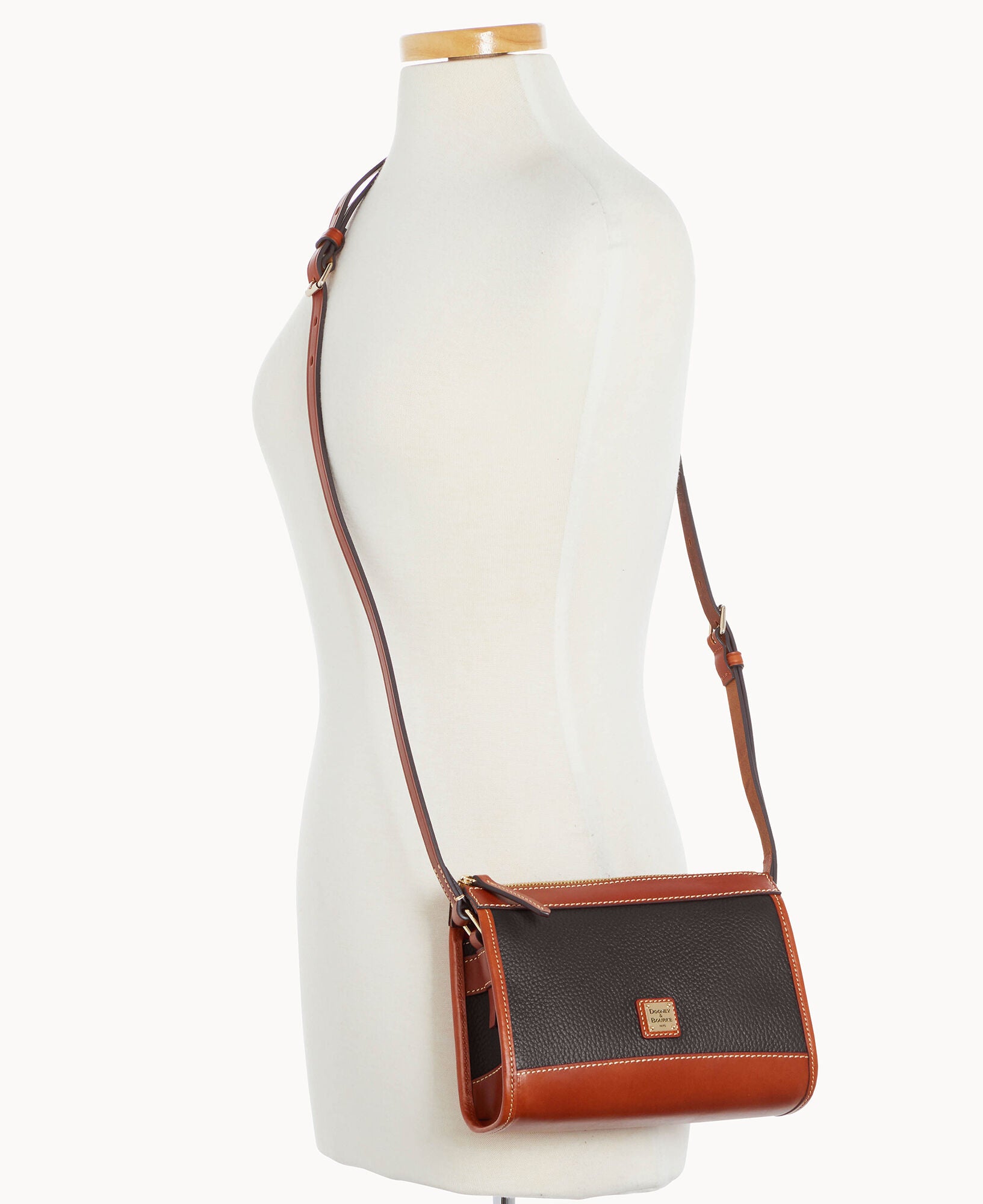 Pebble Grain Zip Crossbody - Image 16