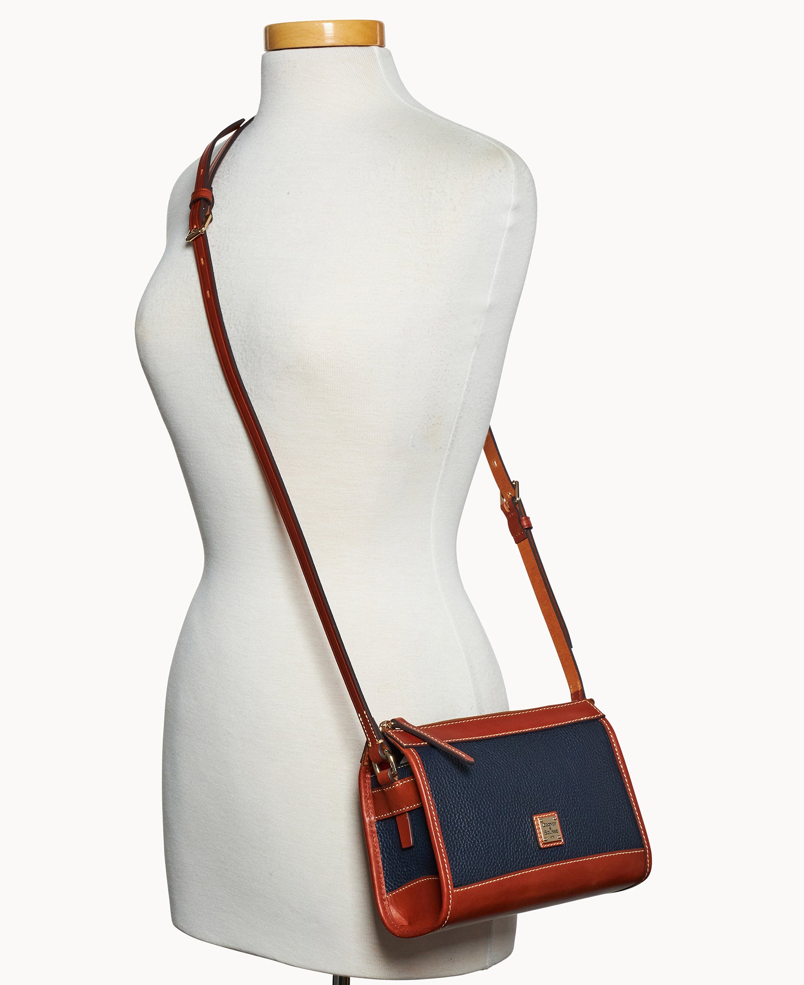 Pebble Grain Zip Crossbody - Image 4