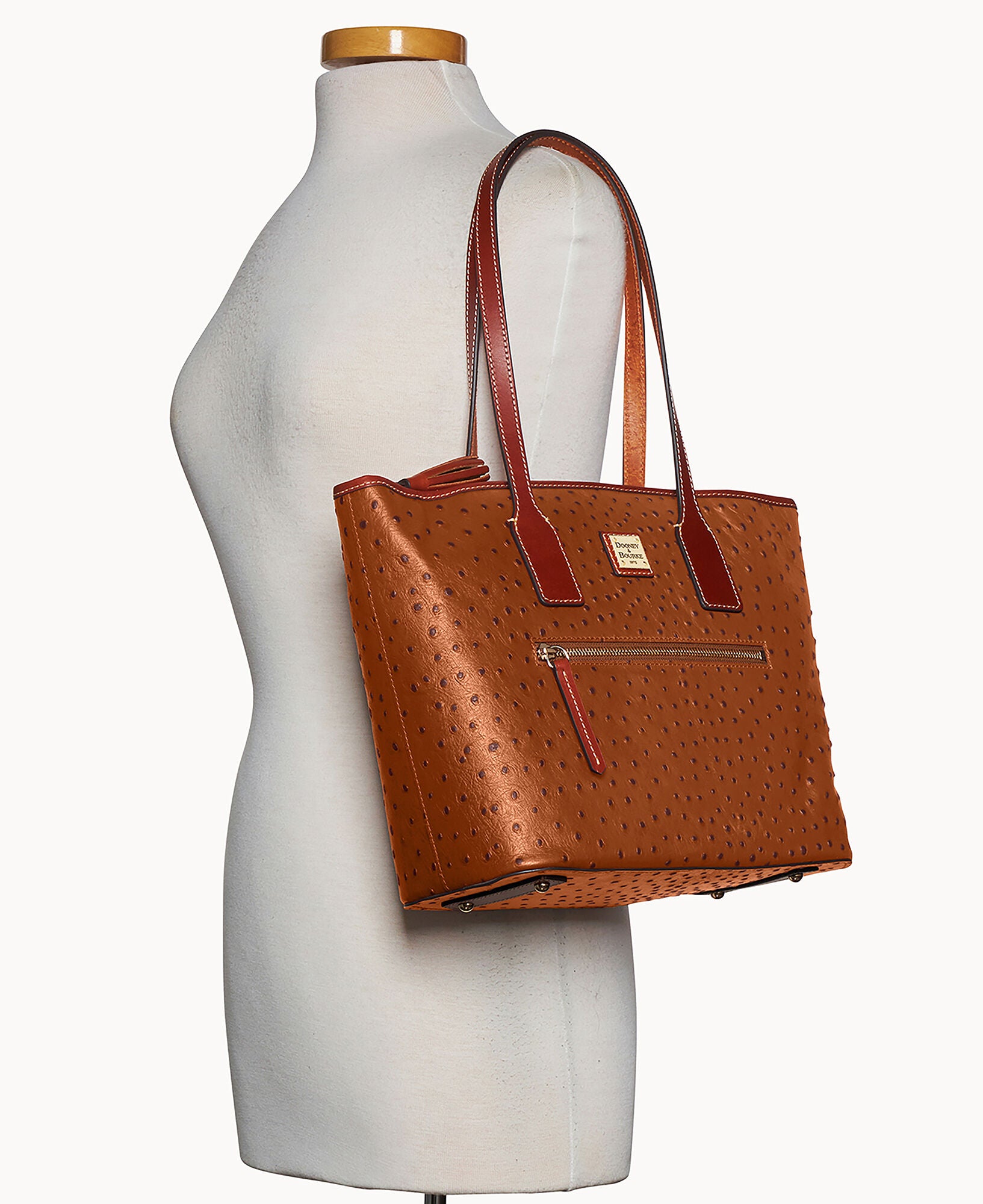 Ostrich Small Tote - Image 12