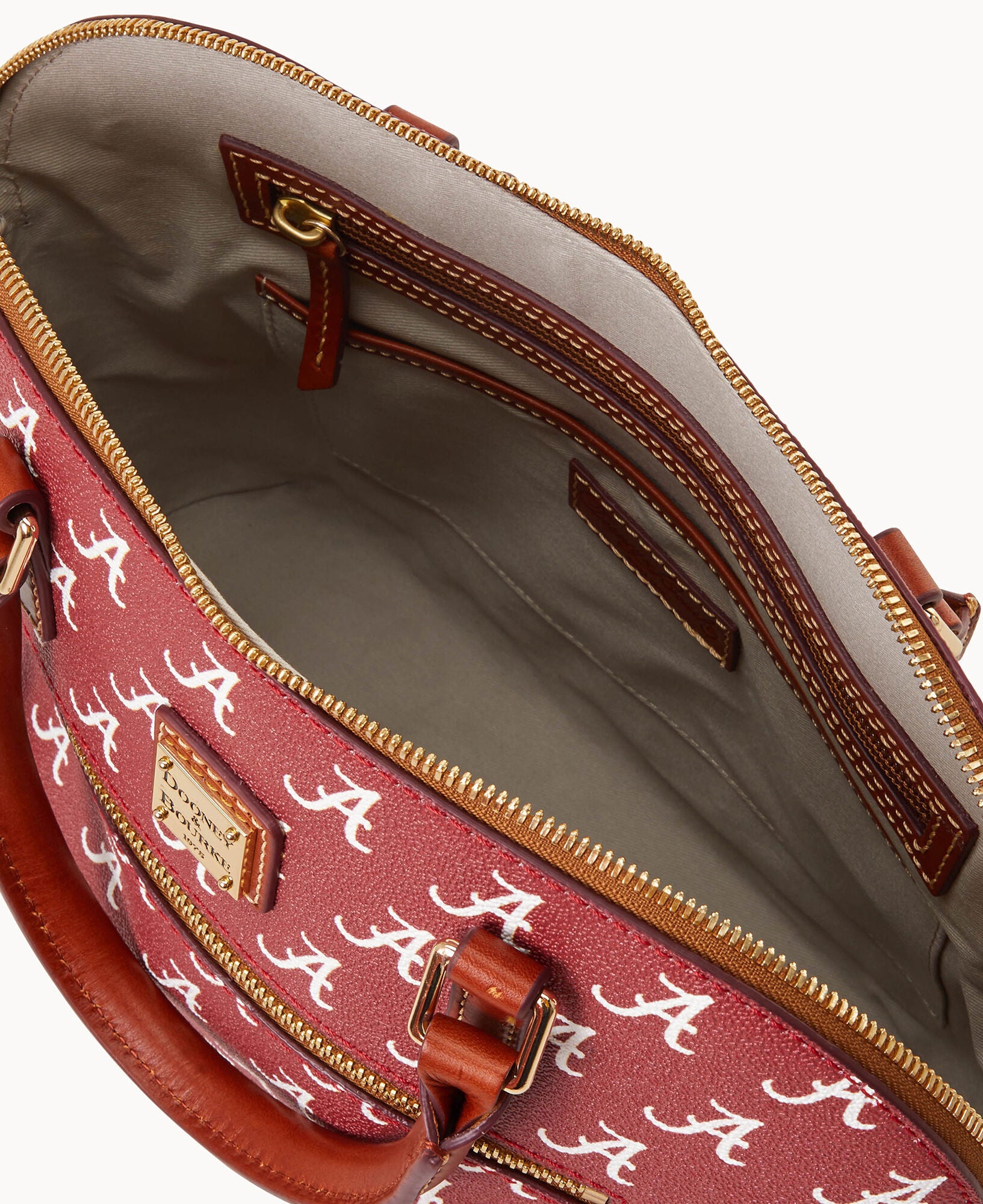 Collegiate University of Alabama Domed Zip Satchel - Image 3