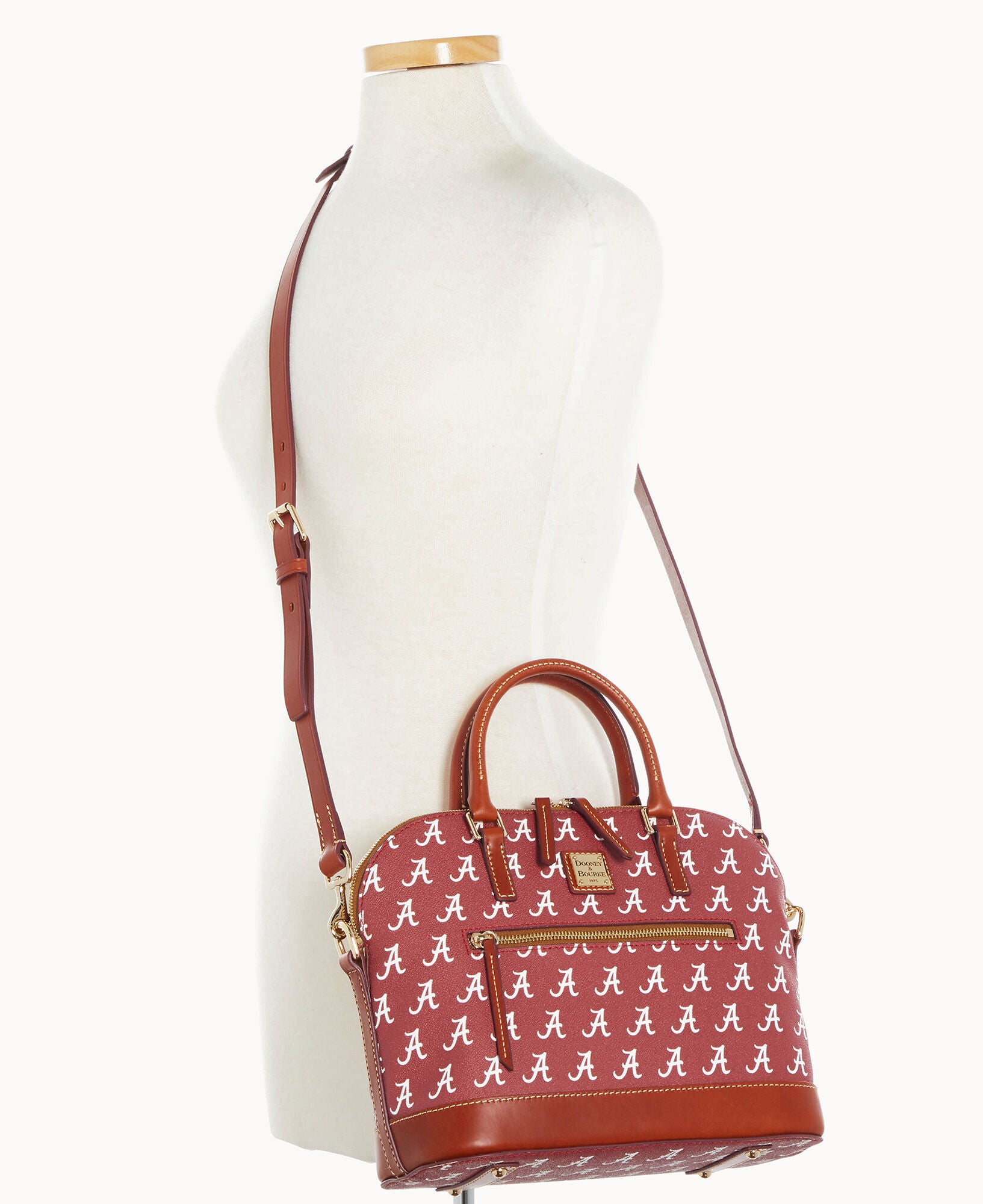 Collegiate University of Alabama Domed Zip Satchel - Image 4