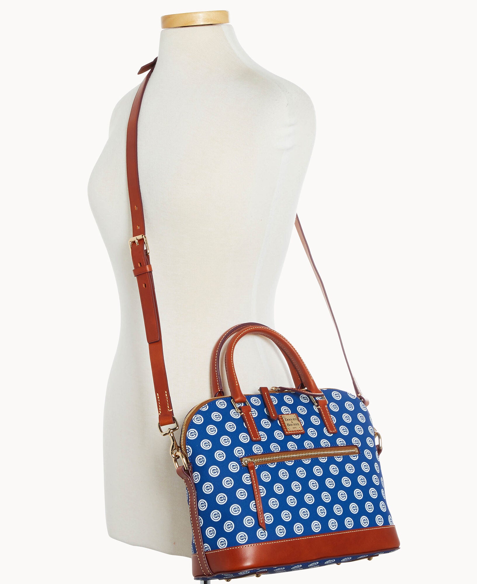 MLB Cubs Domed Zip Satchel - Image 4