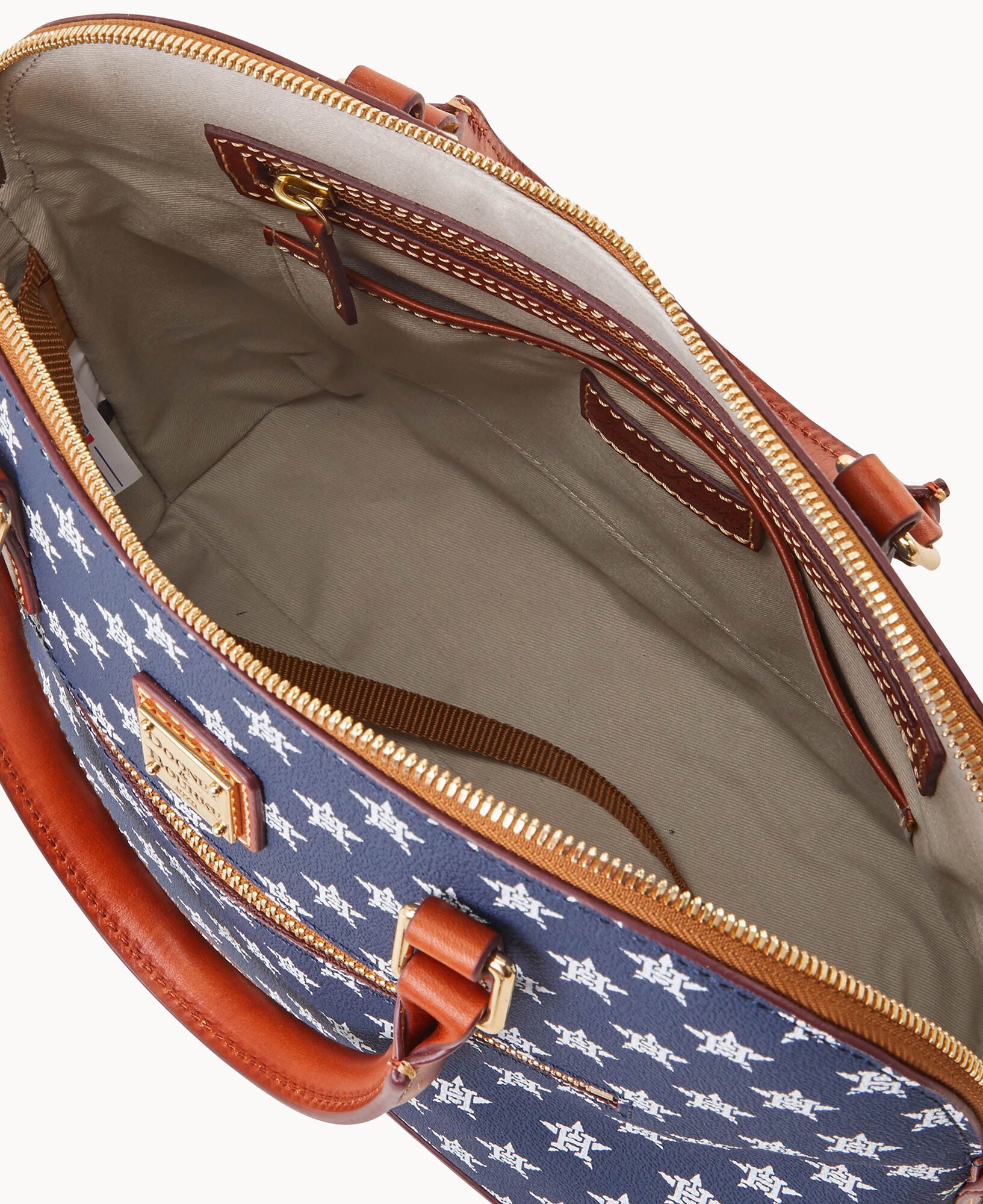 MLB Astros Domed Zip Satchel - Image 3