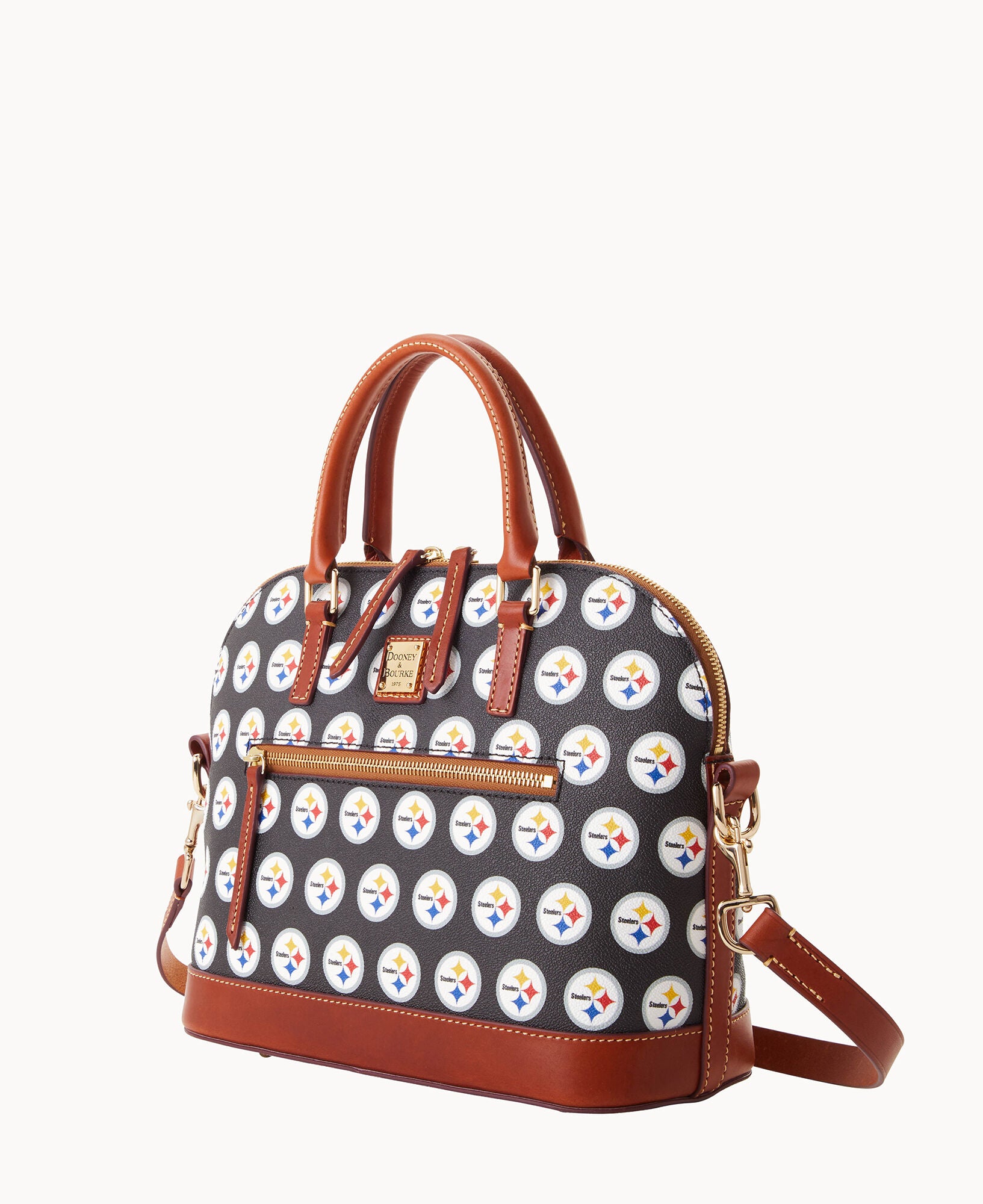 NFL Steelers Domed Zip Satchel - Image 2
