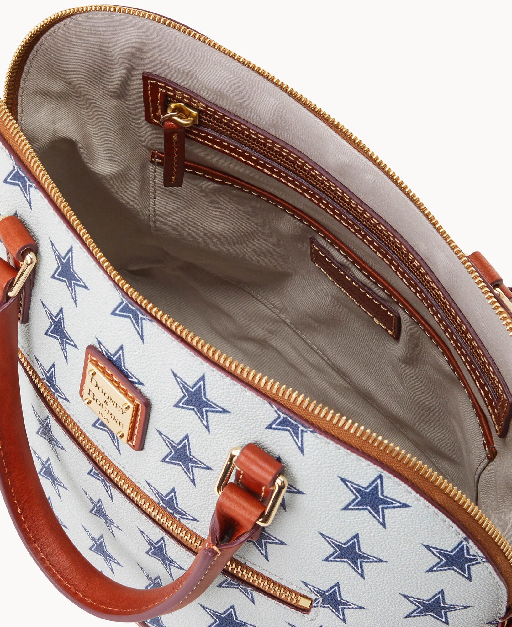 NFL Cowboys Domed Zip Satchel - Image 3