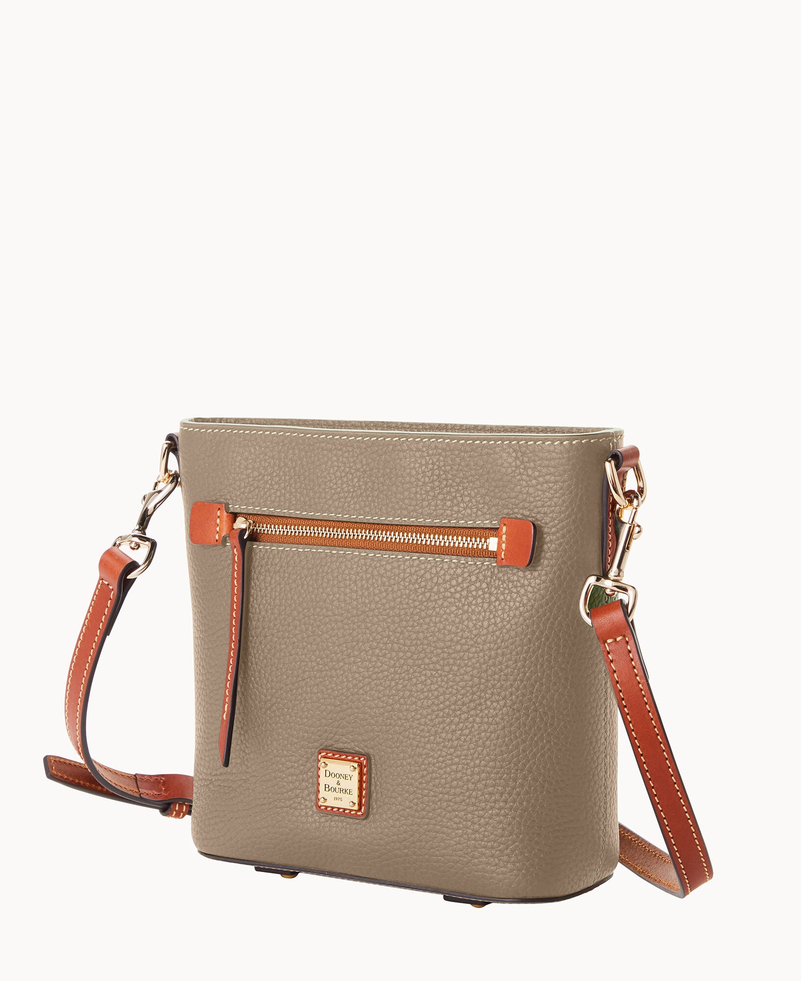 Pebble Grain Small Zip Crossbody - Image 6