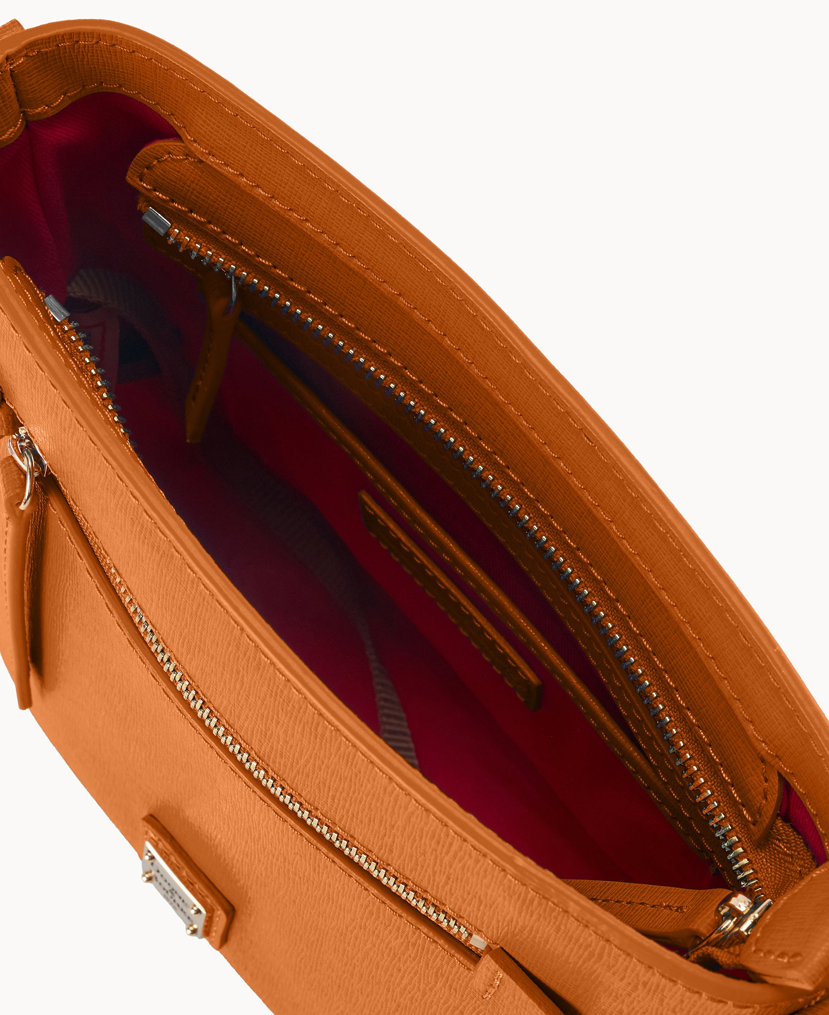Saffiano Small Zip Crossbody - Image 11