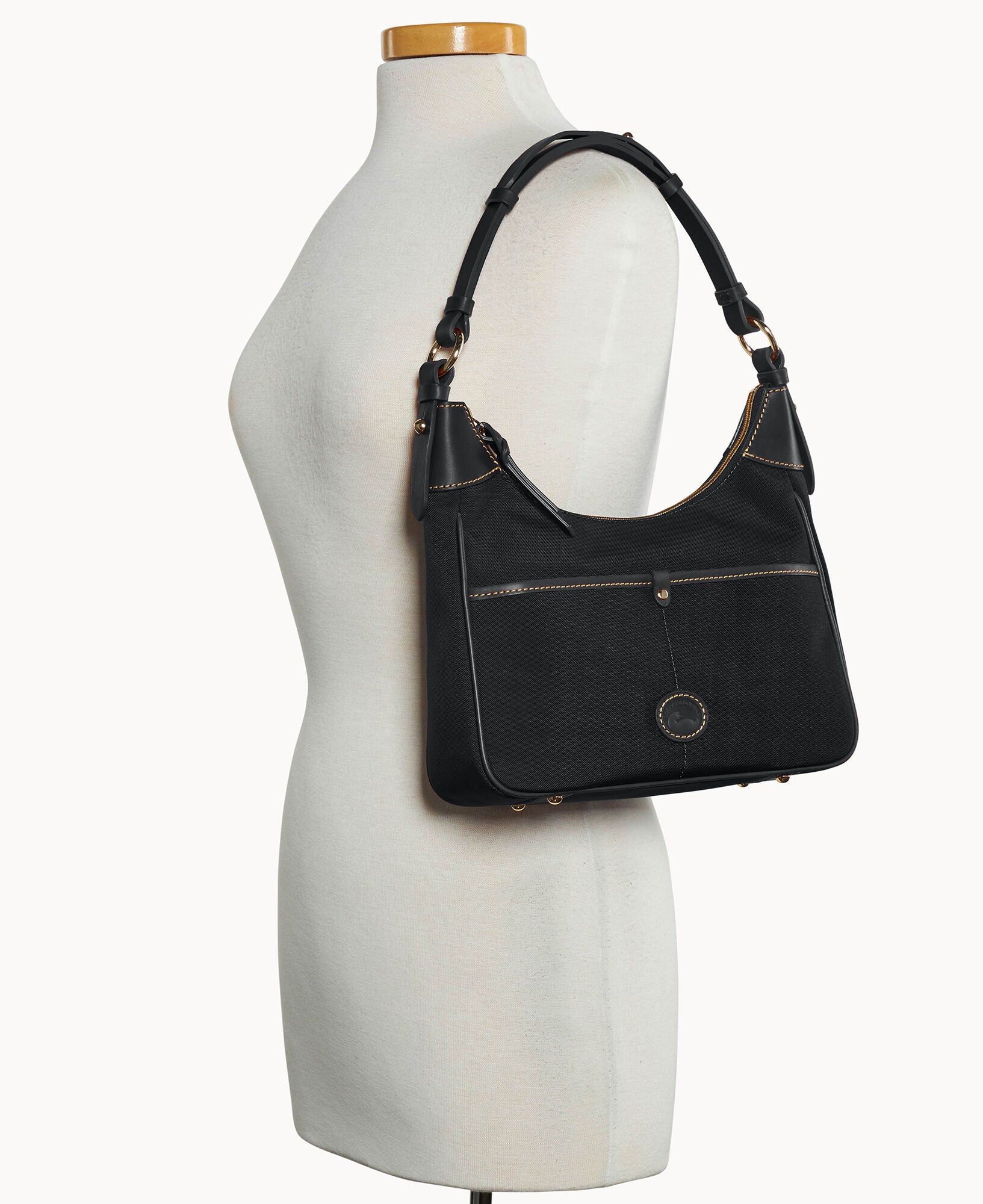 Nylon Small Rebecca Hobo - Image 12