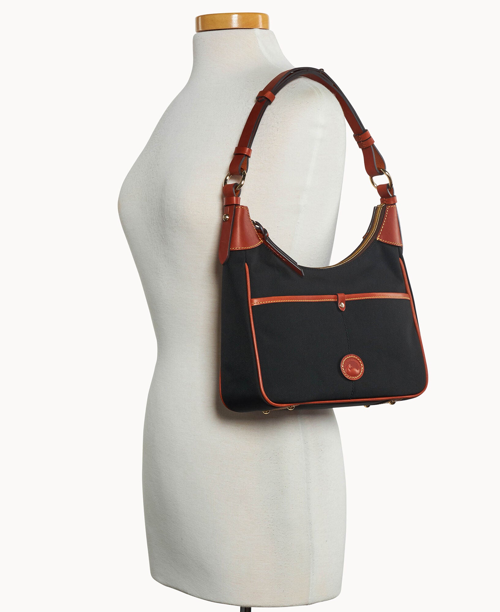 Nylon Small Rebecca Hobo - Image 8