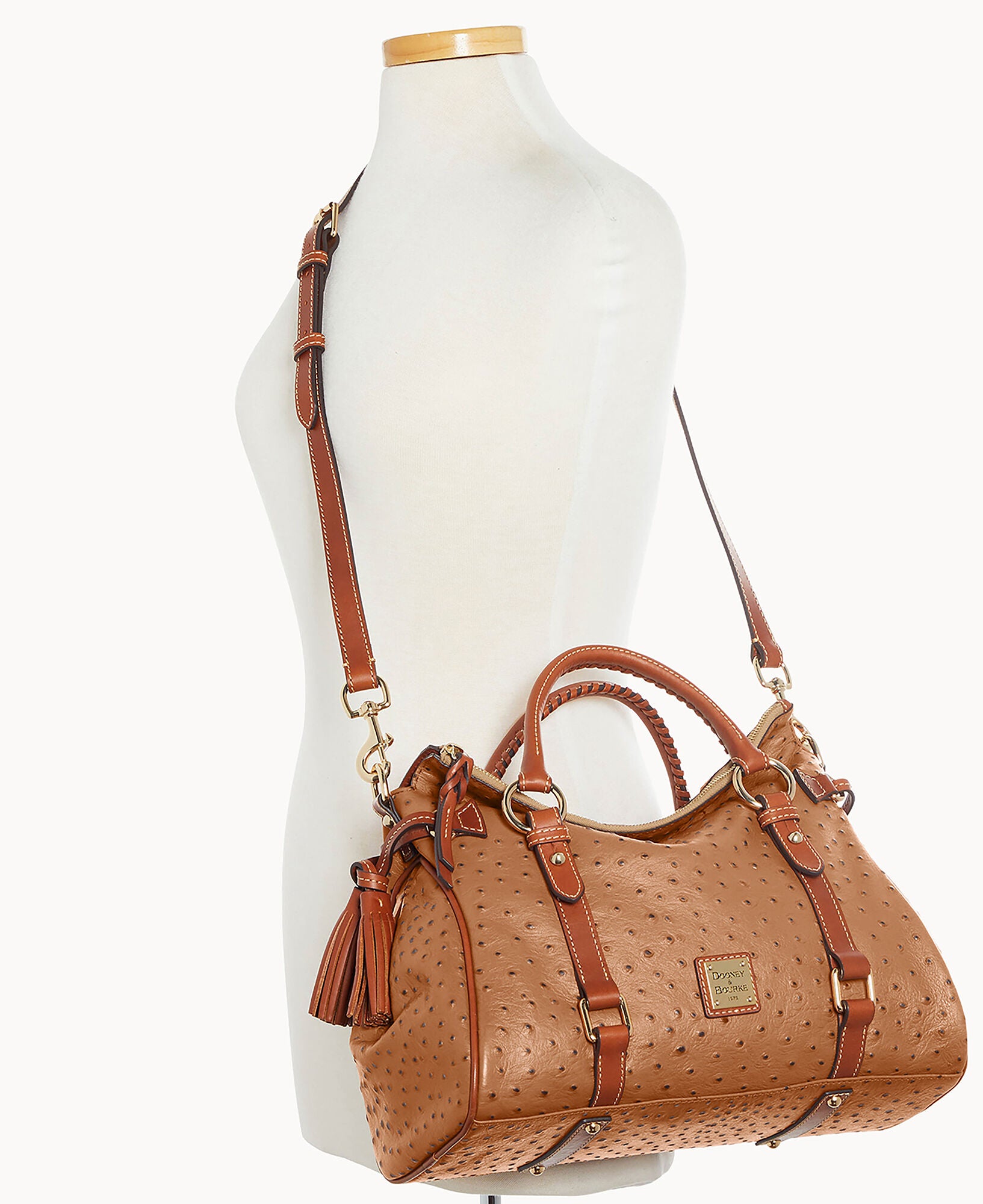 Ostrich Large Satchel - Image 24