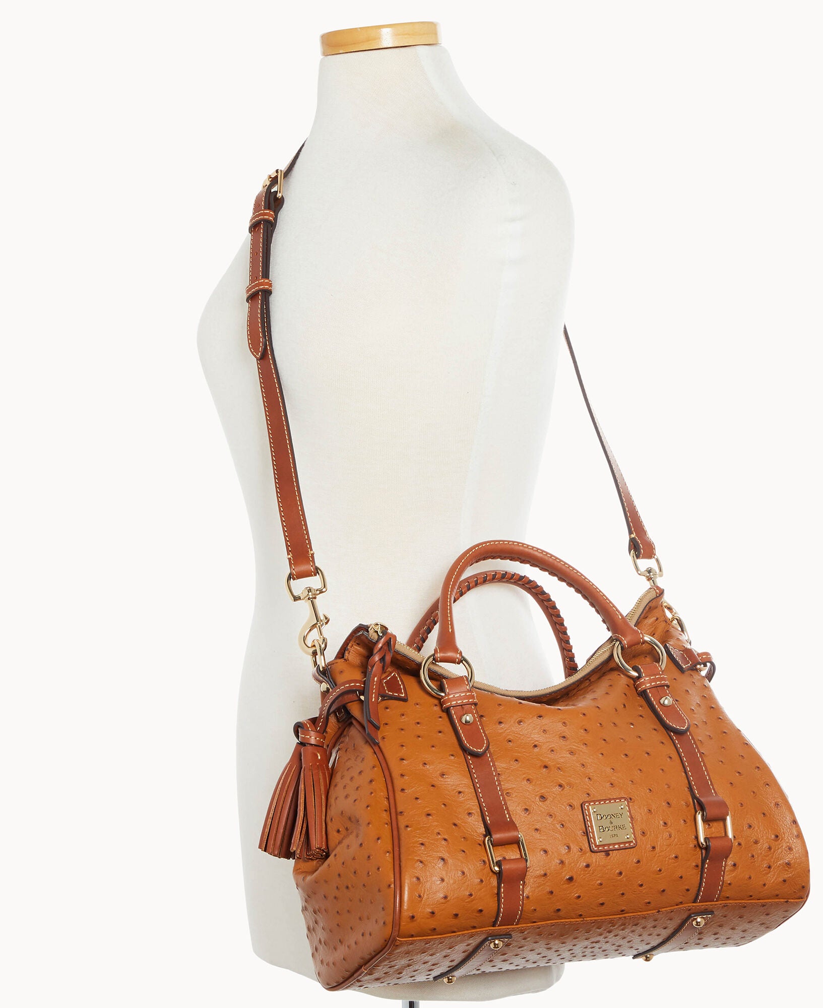 Ostrich Large Satchel - Image 16