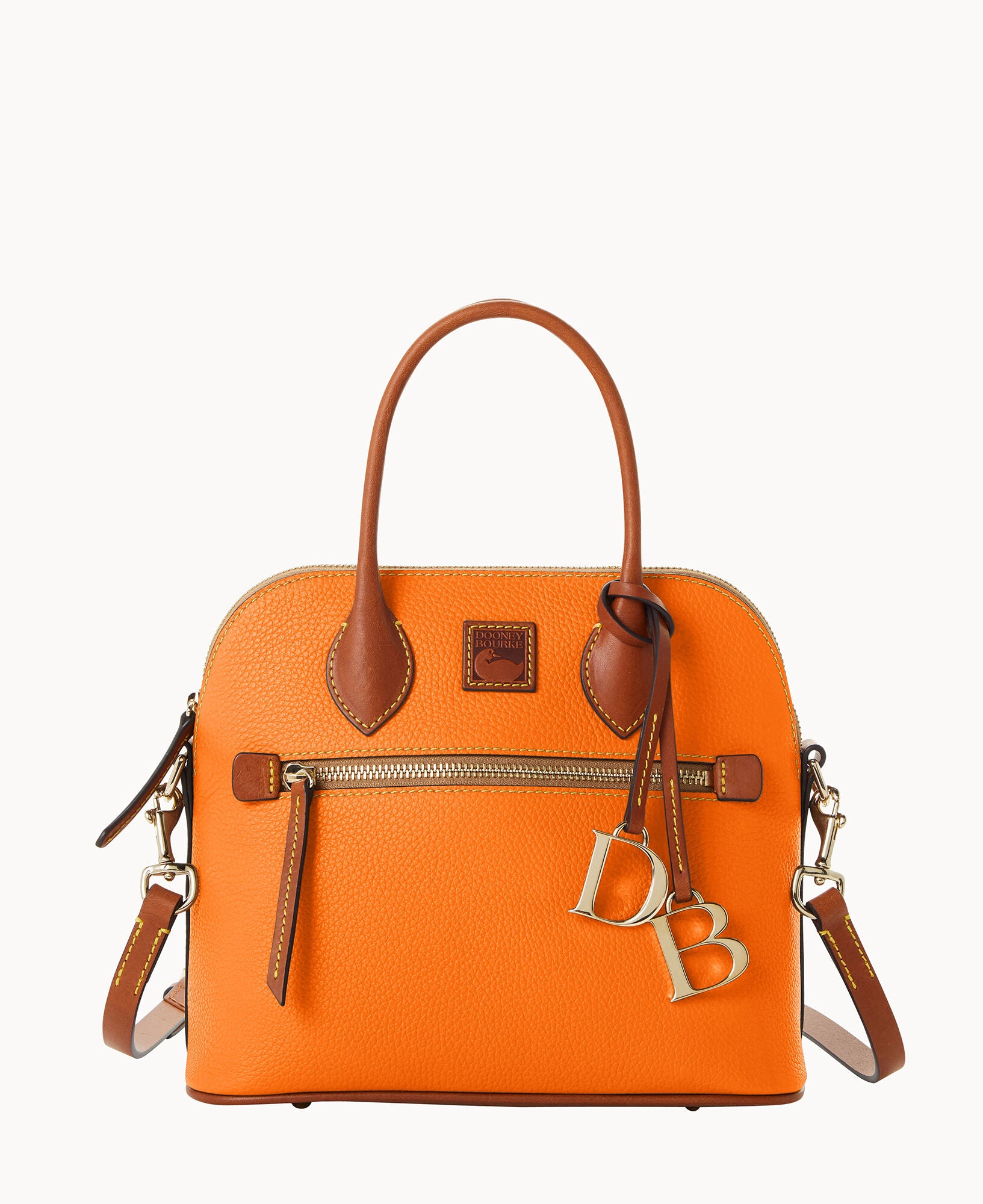 Pebble Grain Domed Satchel - Image 21