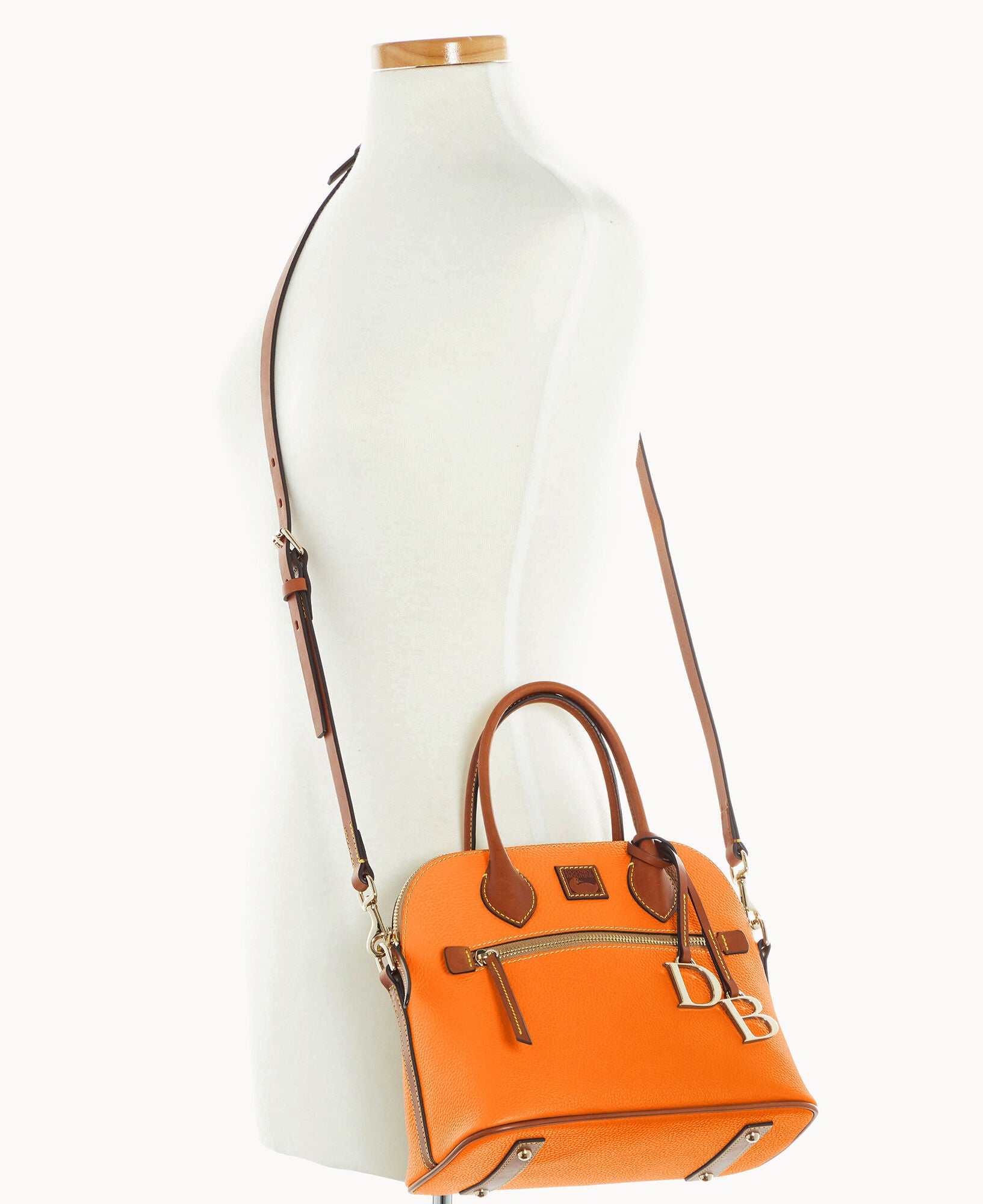 Pebble Grain Domed Satchel - Image 24