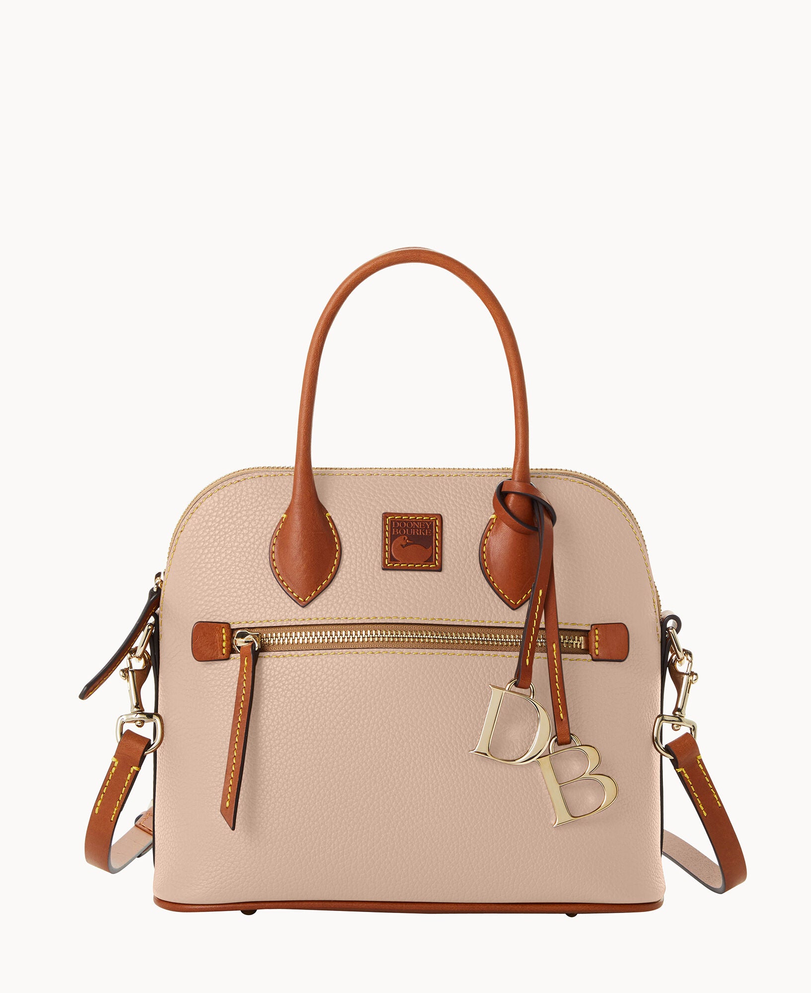 Pebble Grain Domed Satchel - Image 29