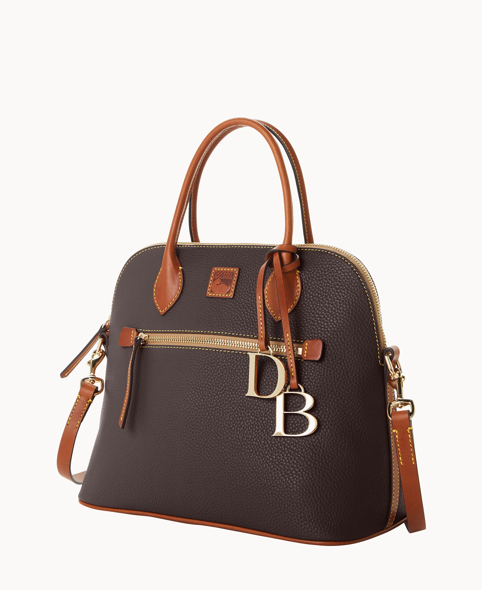 Pebble Grain Large Domed Satchel - Image 2