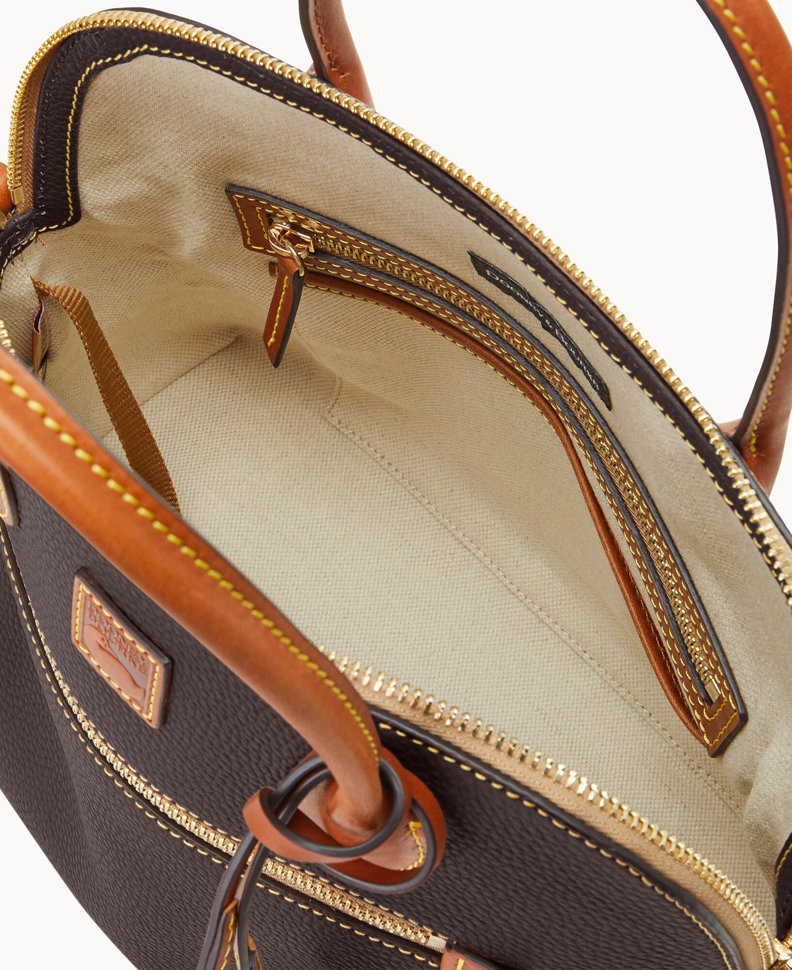 Pebble Grain Large Domed Satchel - Image 3