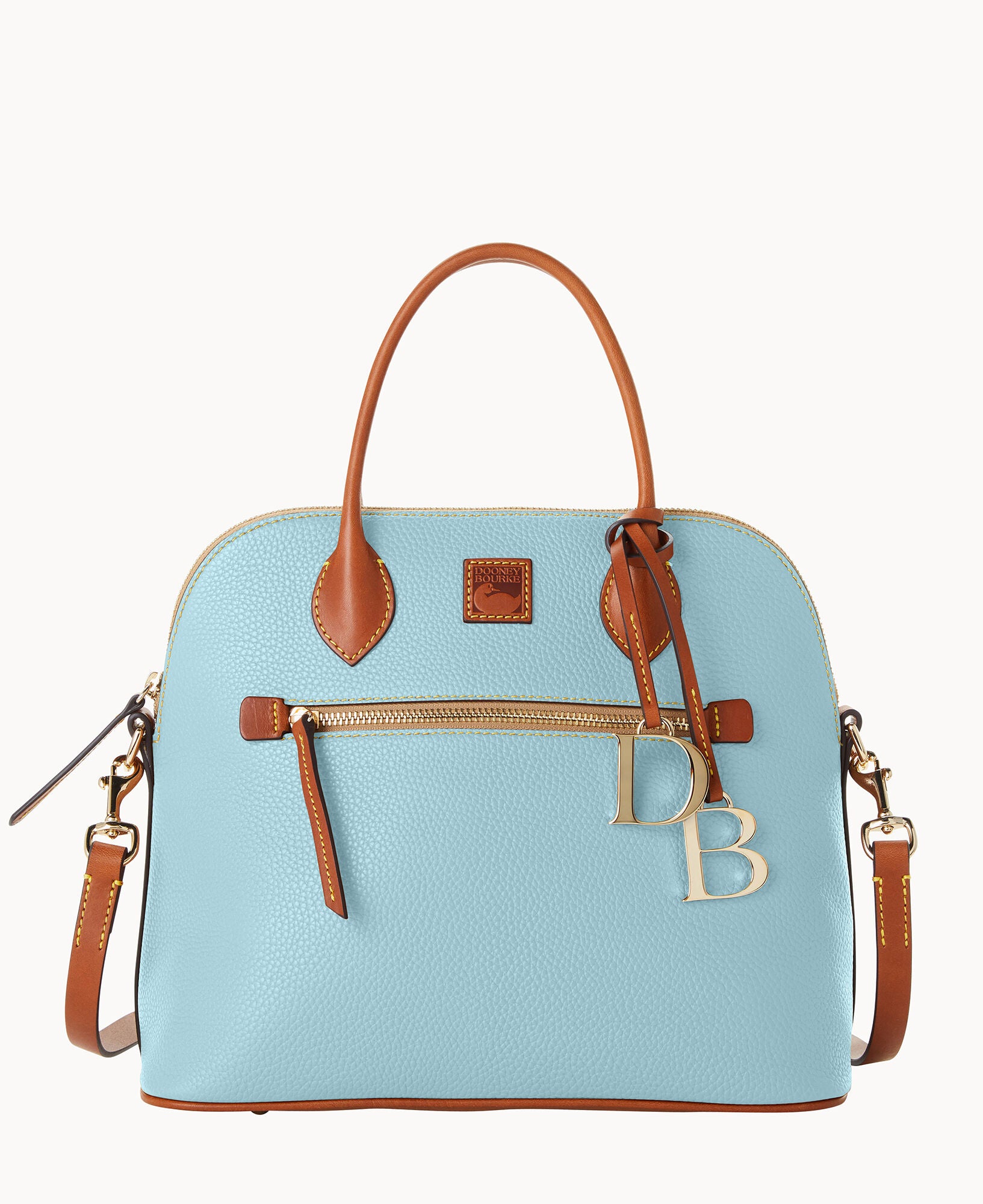 Pebble Grain Large Domed Satchel - Image 17