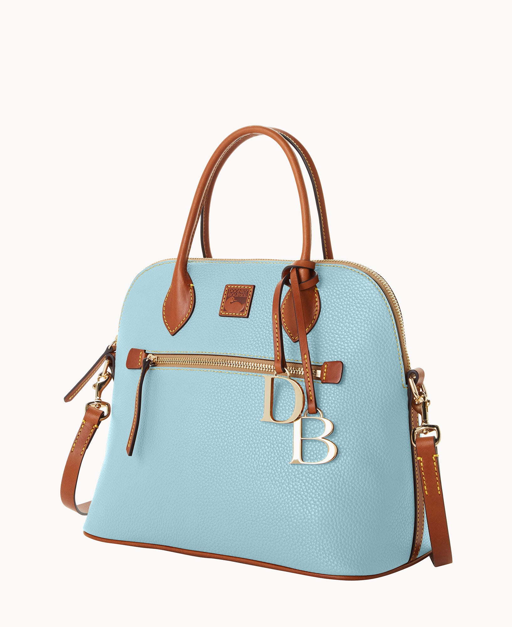 Pebble Grain Large Domed Satchel - Image 18