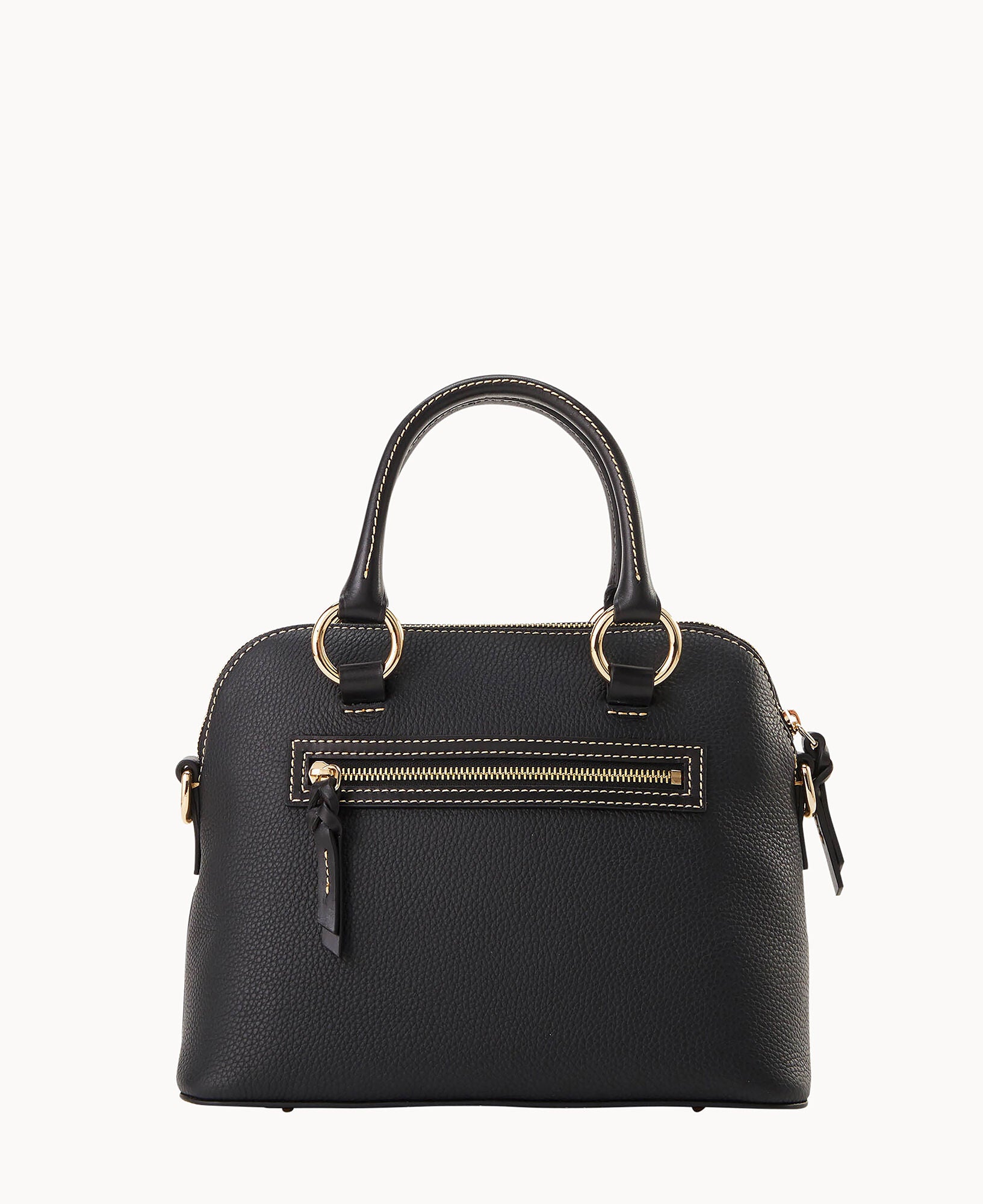 Pebble Grain Domed Satchel - Image 4