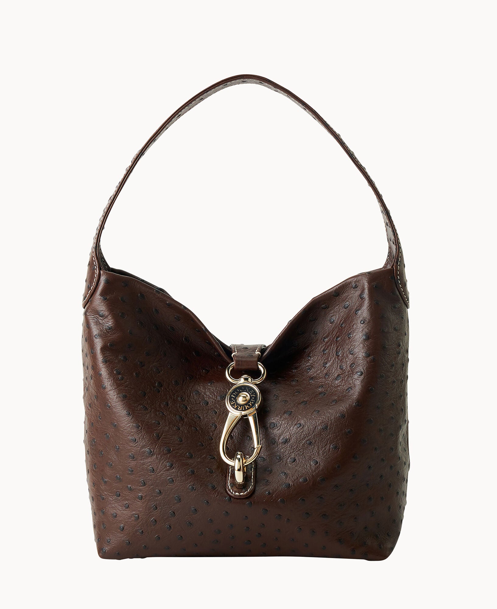 Ostrich Logo Lock Hobo - Image 29