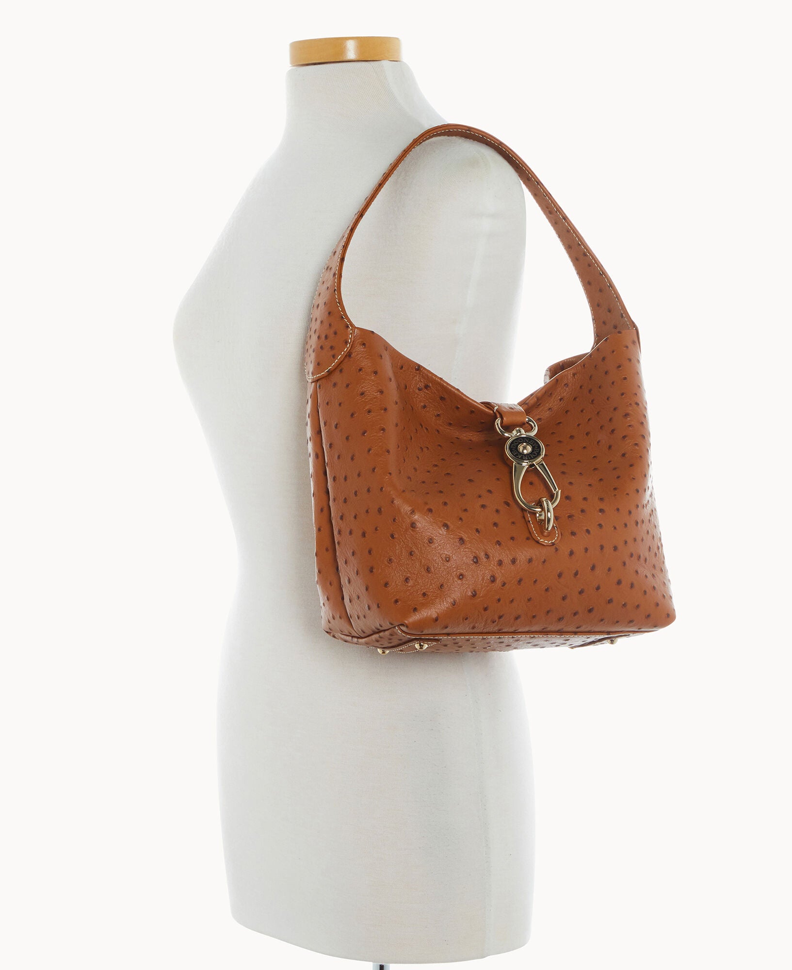 Ostrich Logo Lock Hobo - Image 28