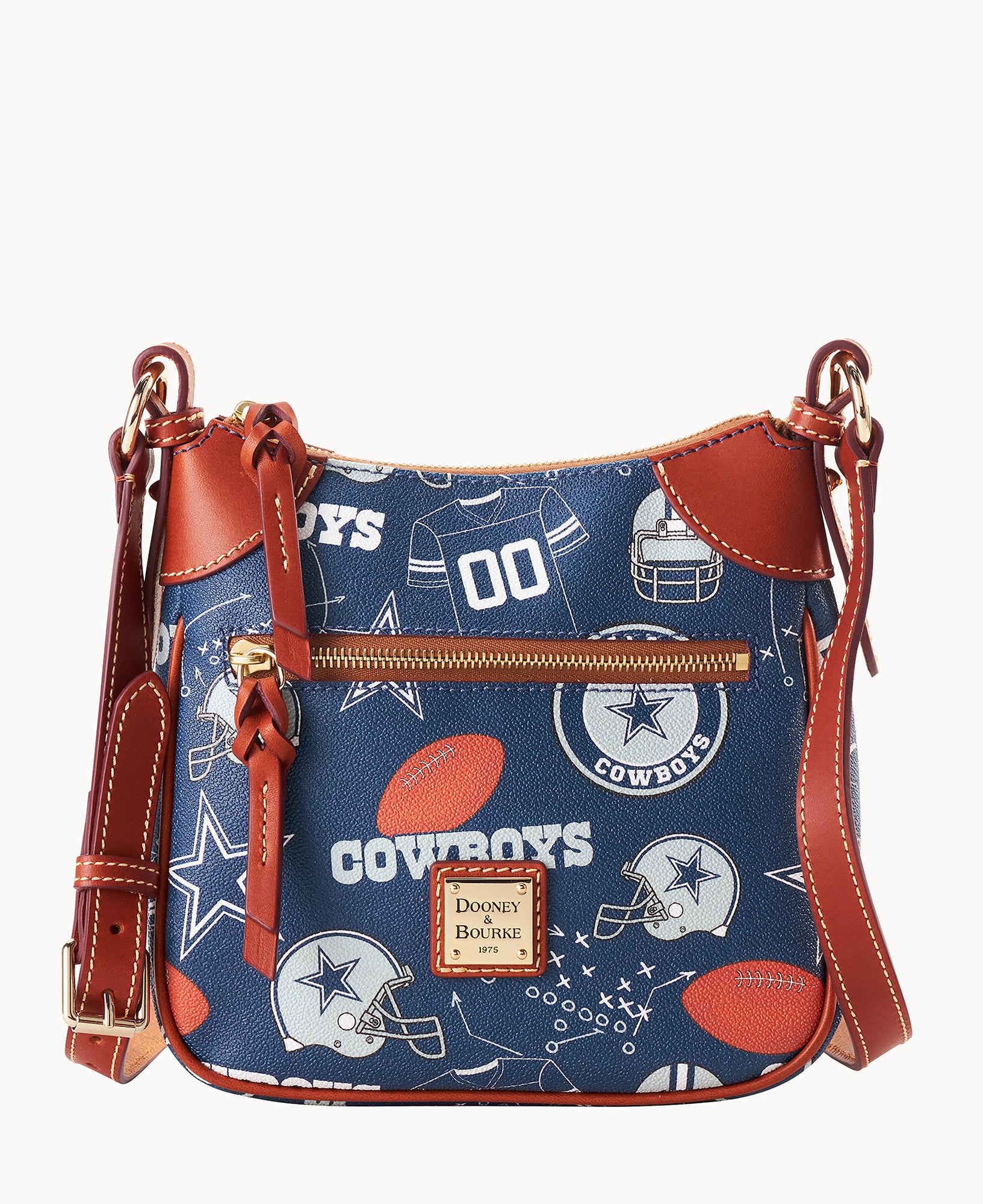 NFL Cowboys Front Zip Crossbody
