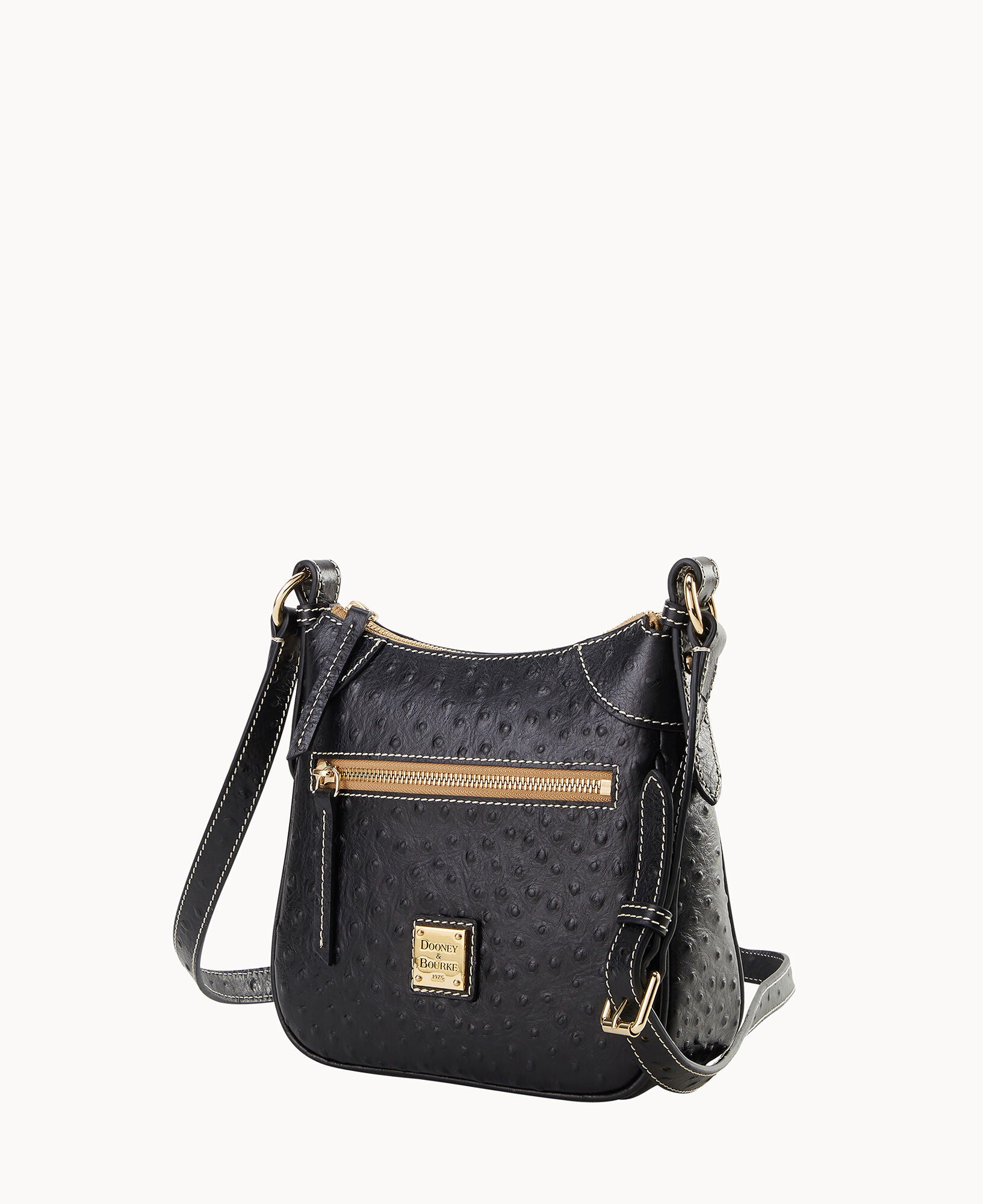 Ostrich Front Zip Crossbody - Image 14