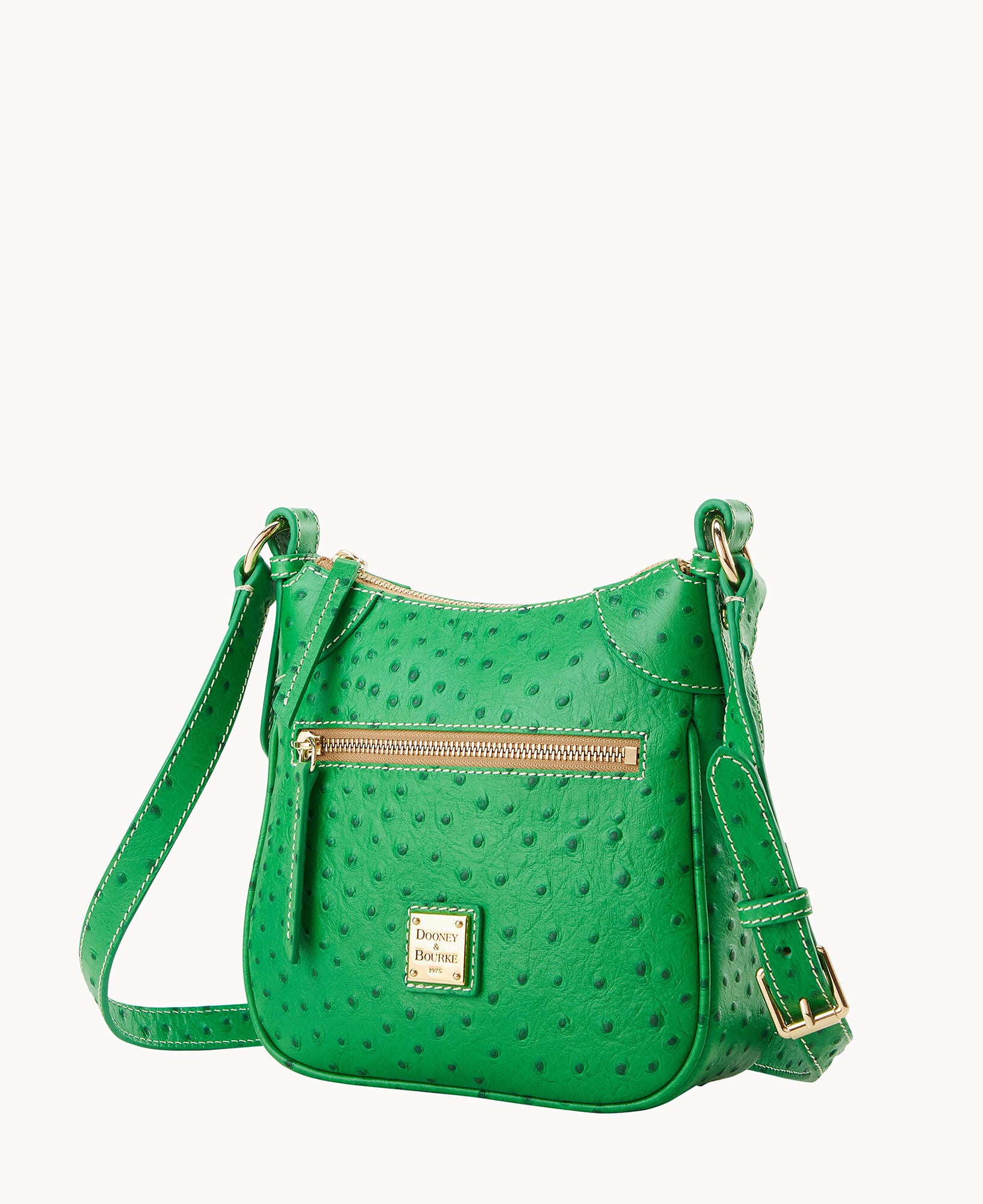 Ostrich Front Zip Crossbody - Image 22