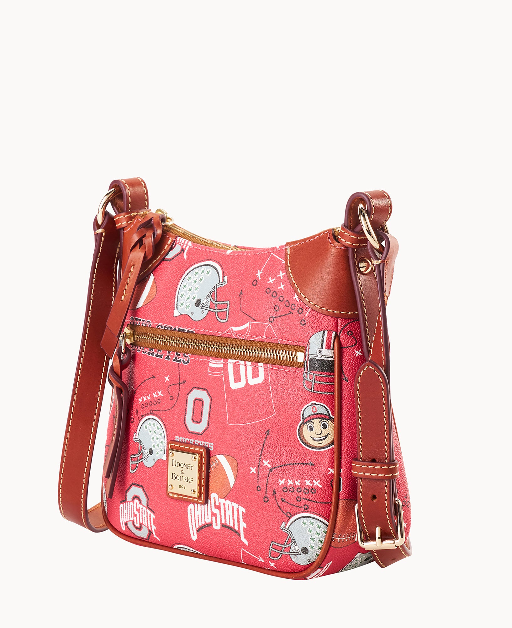 Collegiate Ohio State University Front Zip Crossbody - Image 2
