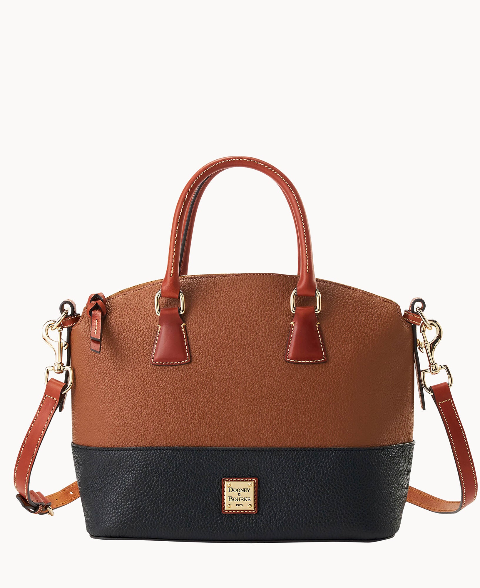 Pebble Color Block Domed Satchel - Image 26