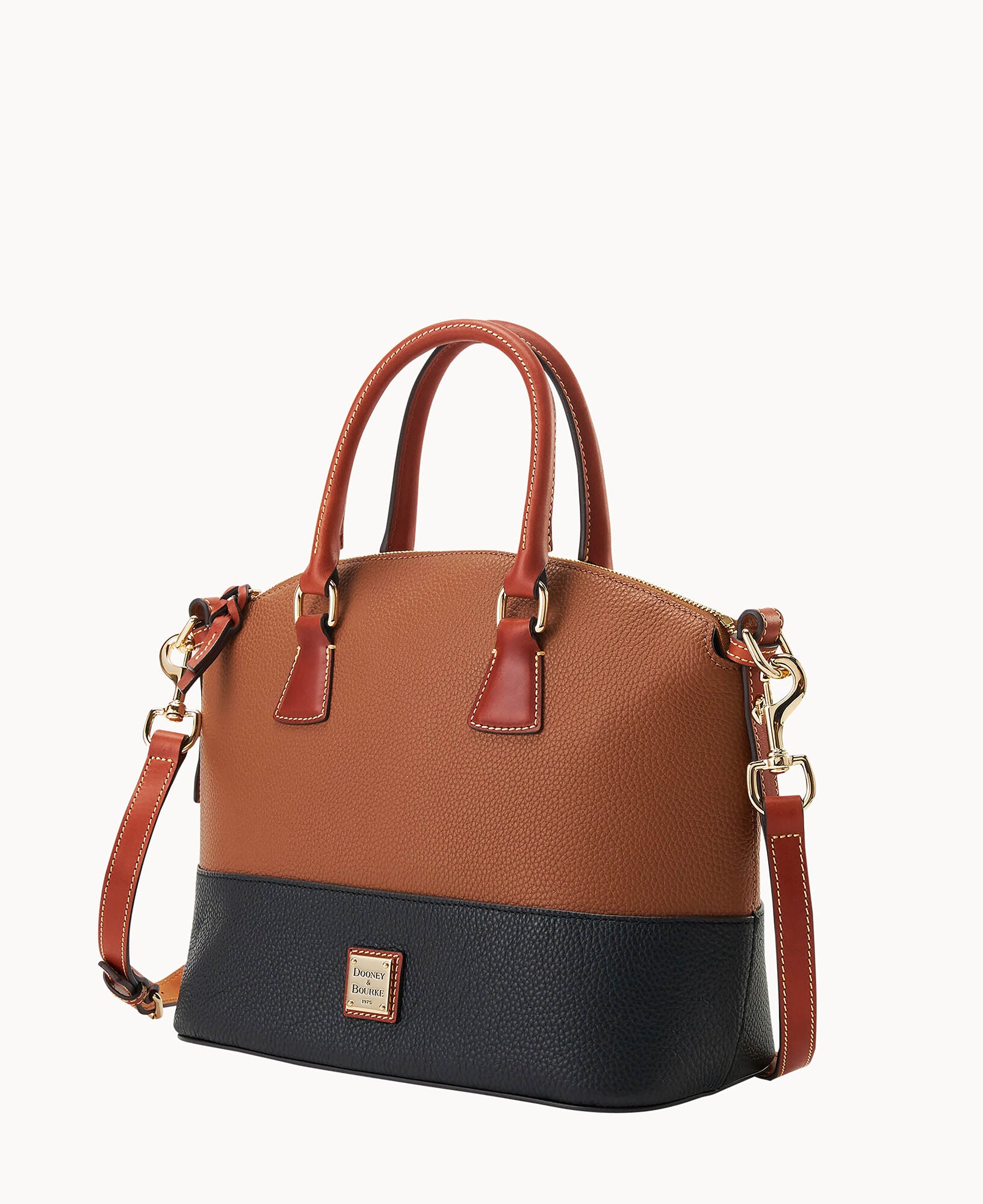 Pebble Color Block Domed Satchel - Image 27