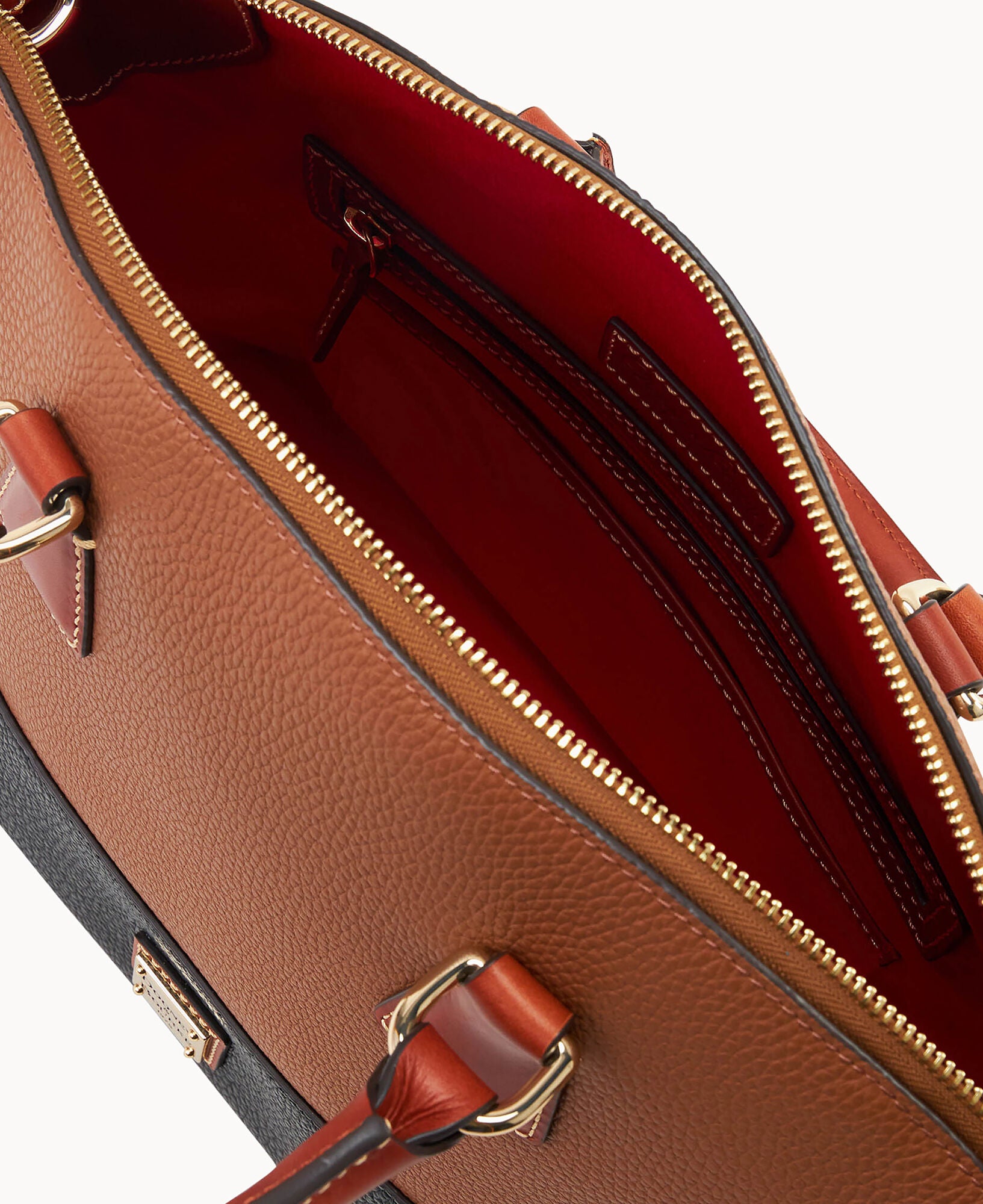 Pebble Color Block Domed Satchel - Image 28