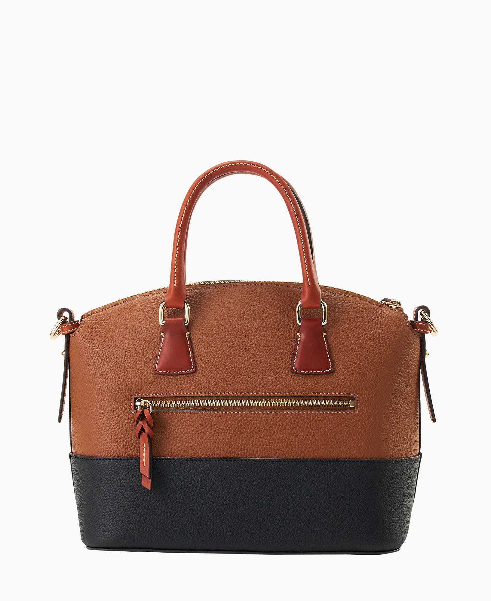 Pebble Color Block Domed Satchel - Image 29